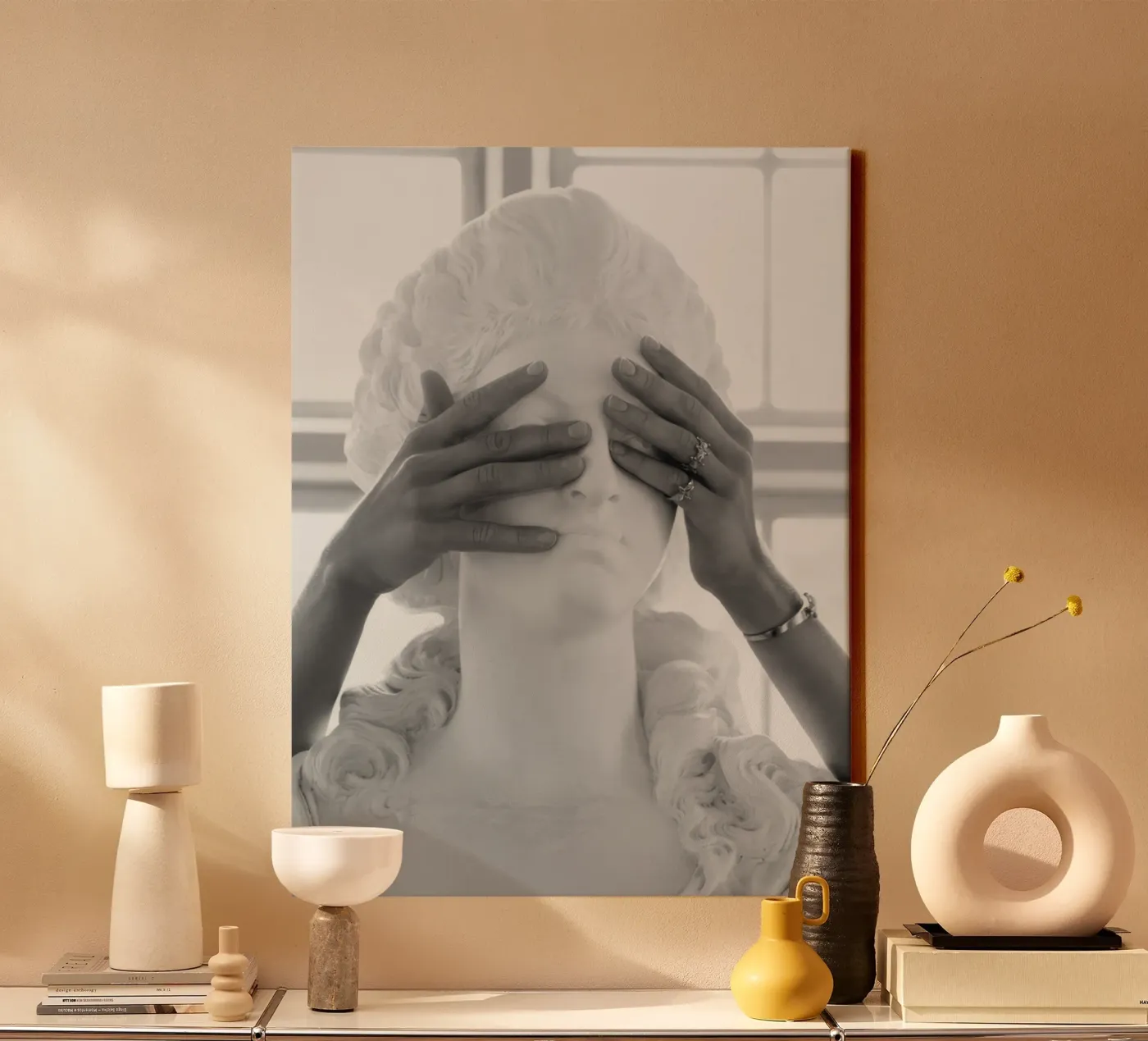 Sensitive Touch Leinwand von memory in photograph