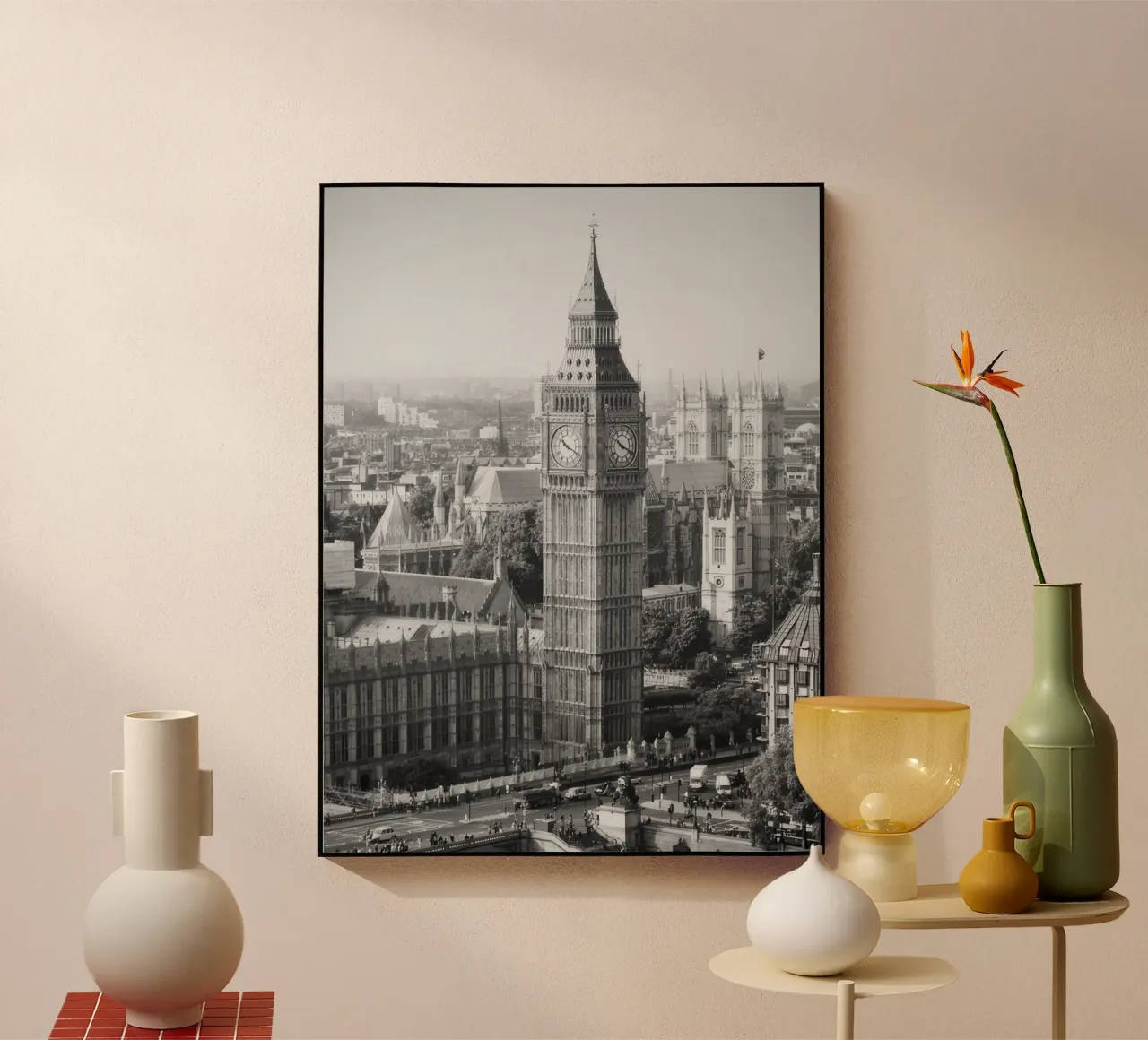 Big Ben plexiglass da memory in photograph