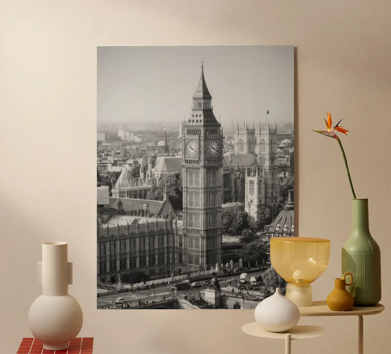Big Ben plexiglass da memory in photograph