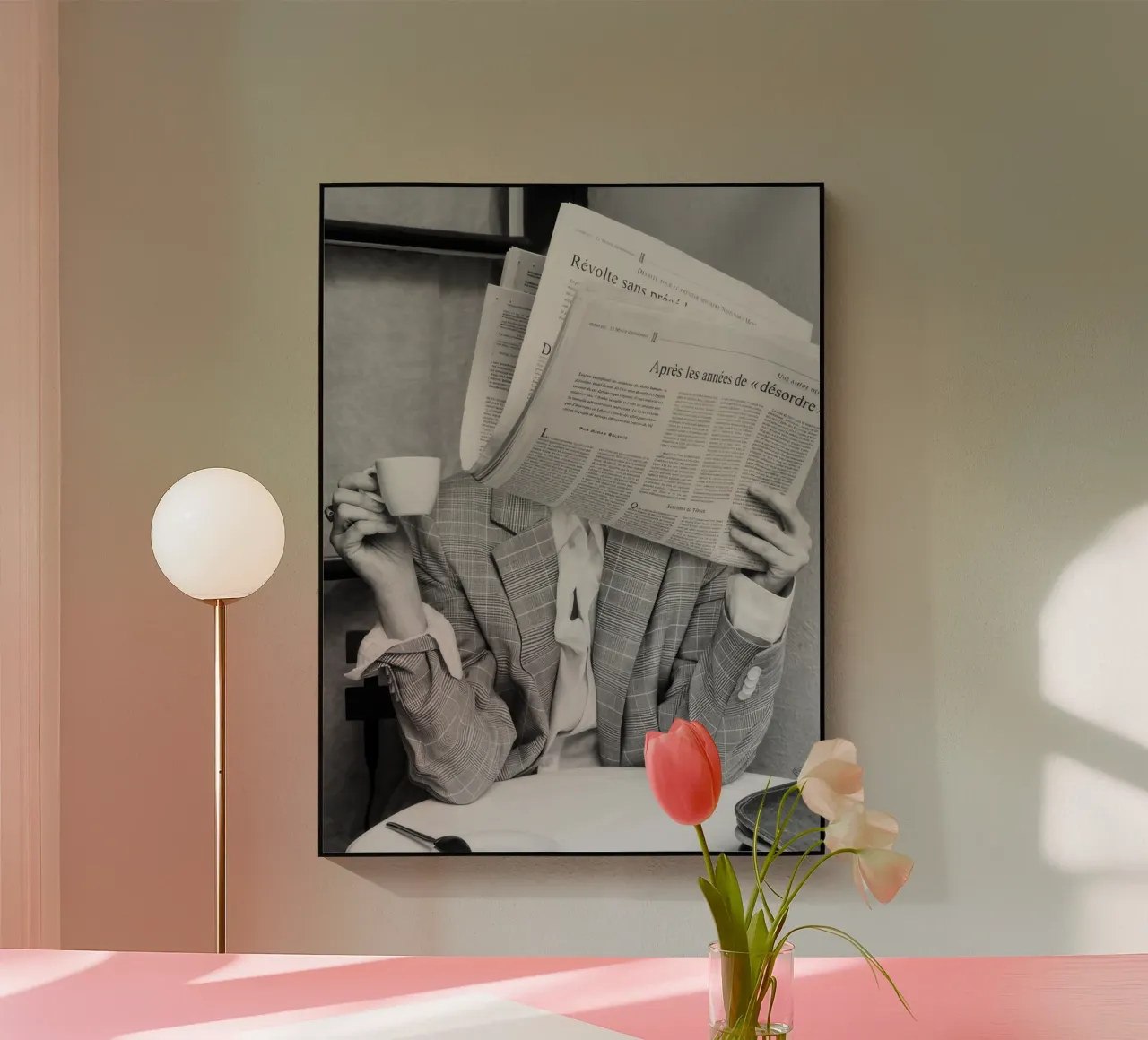 Espresso Time plexiglass da memory in photograph