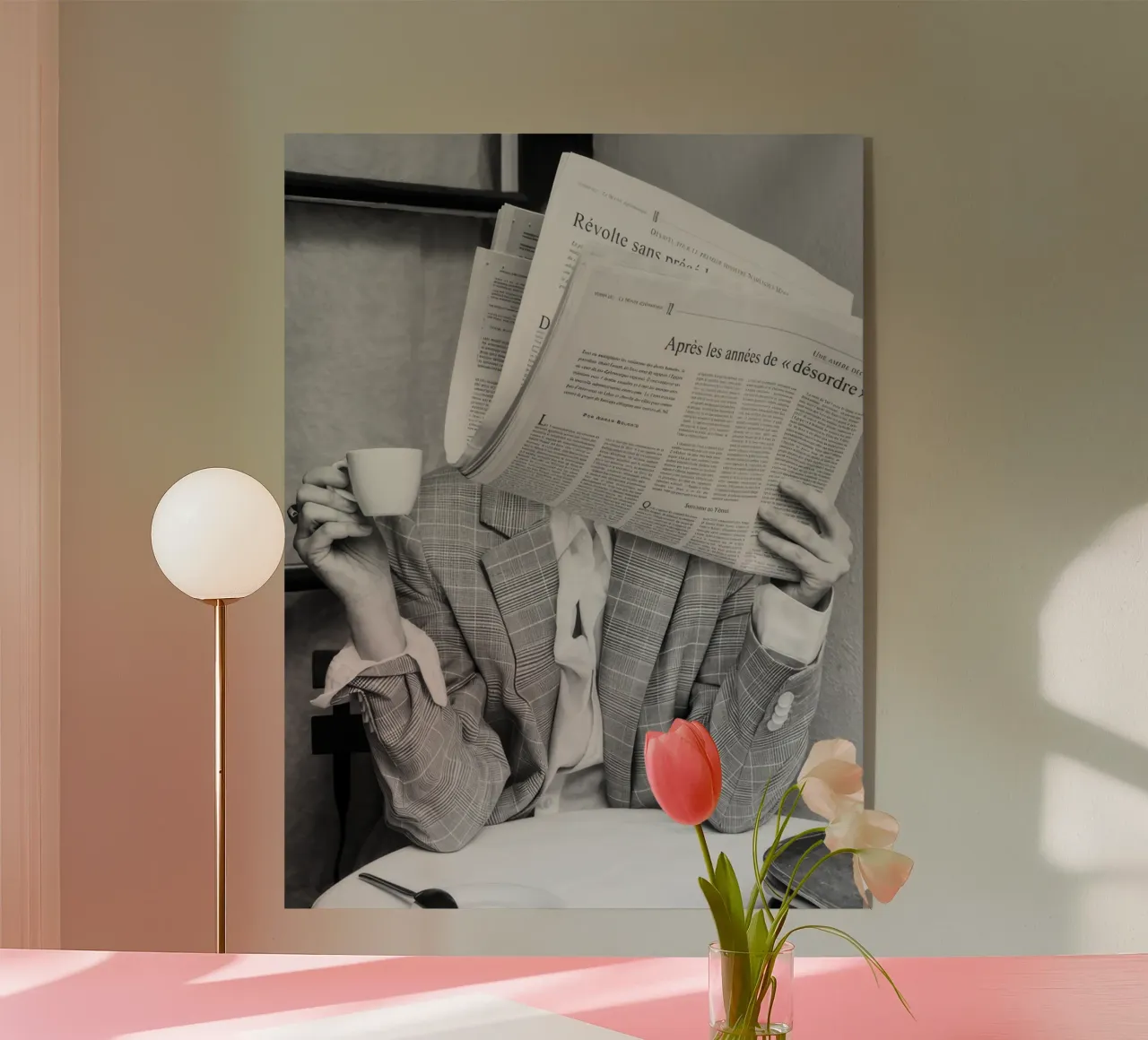 Espresso Time plexiglass da memory in photograph