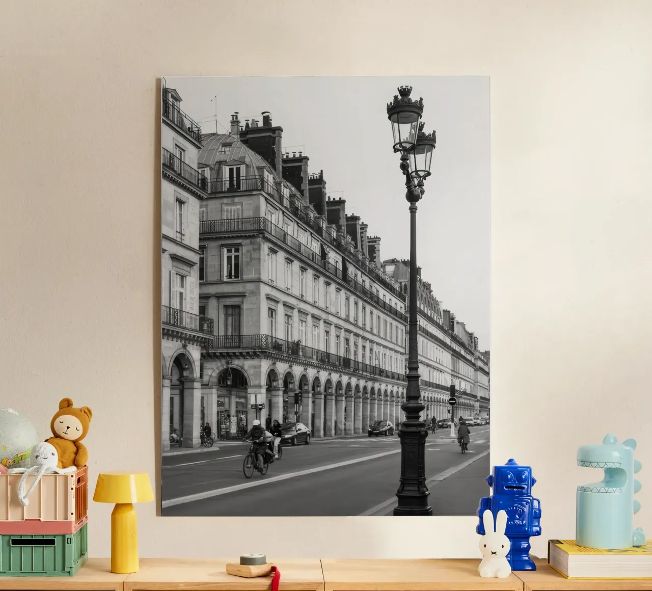 Strada parigina plexiglass da memory in photograph