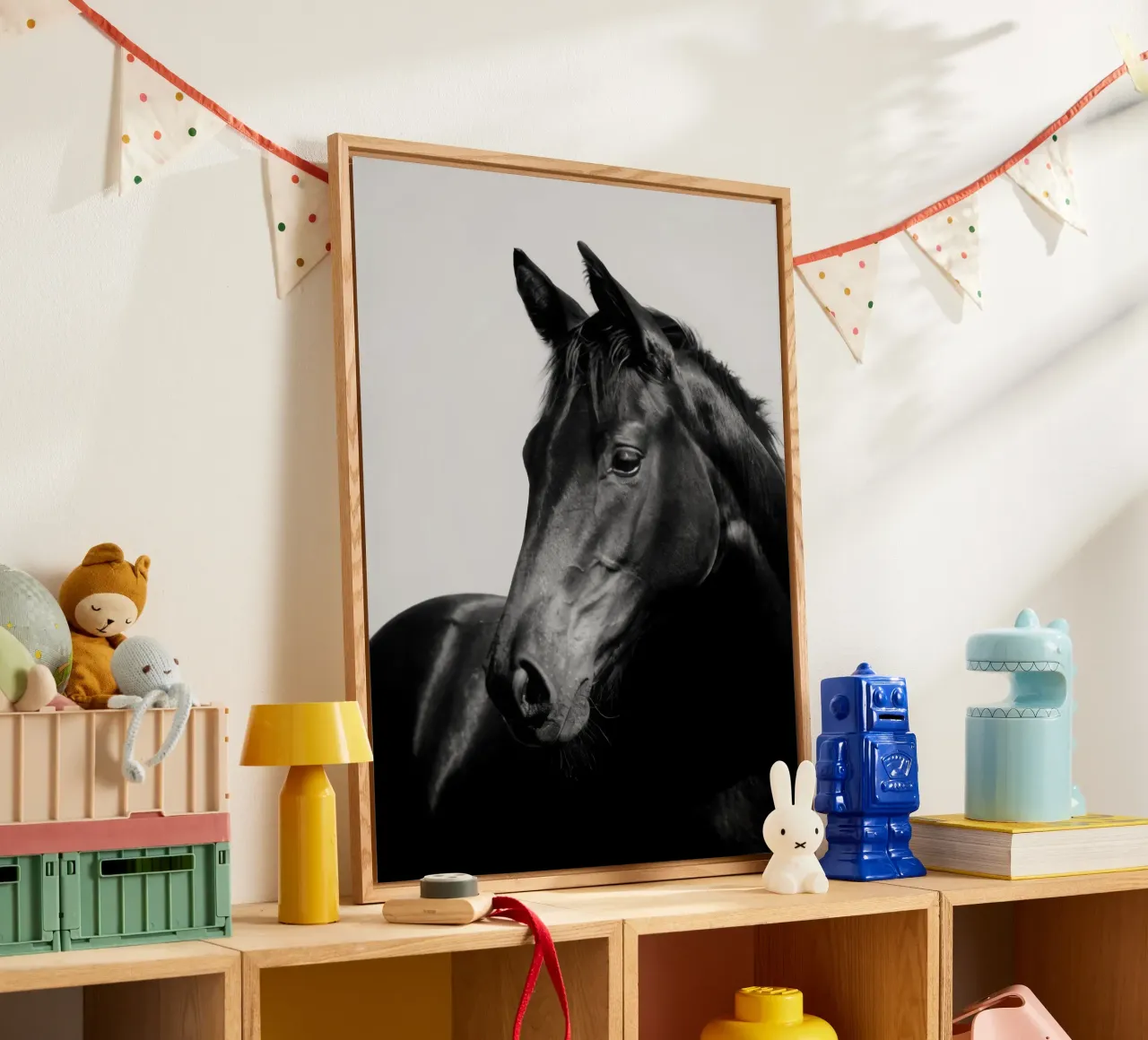 Stallone nero plexiglass da memory in photograph