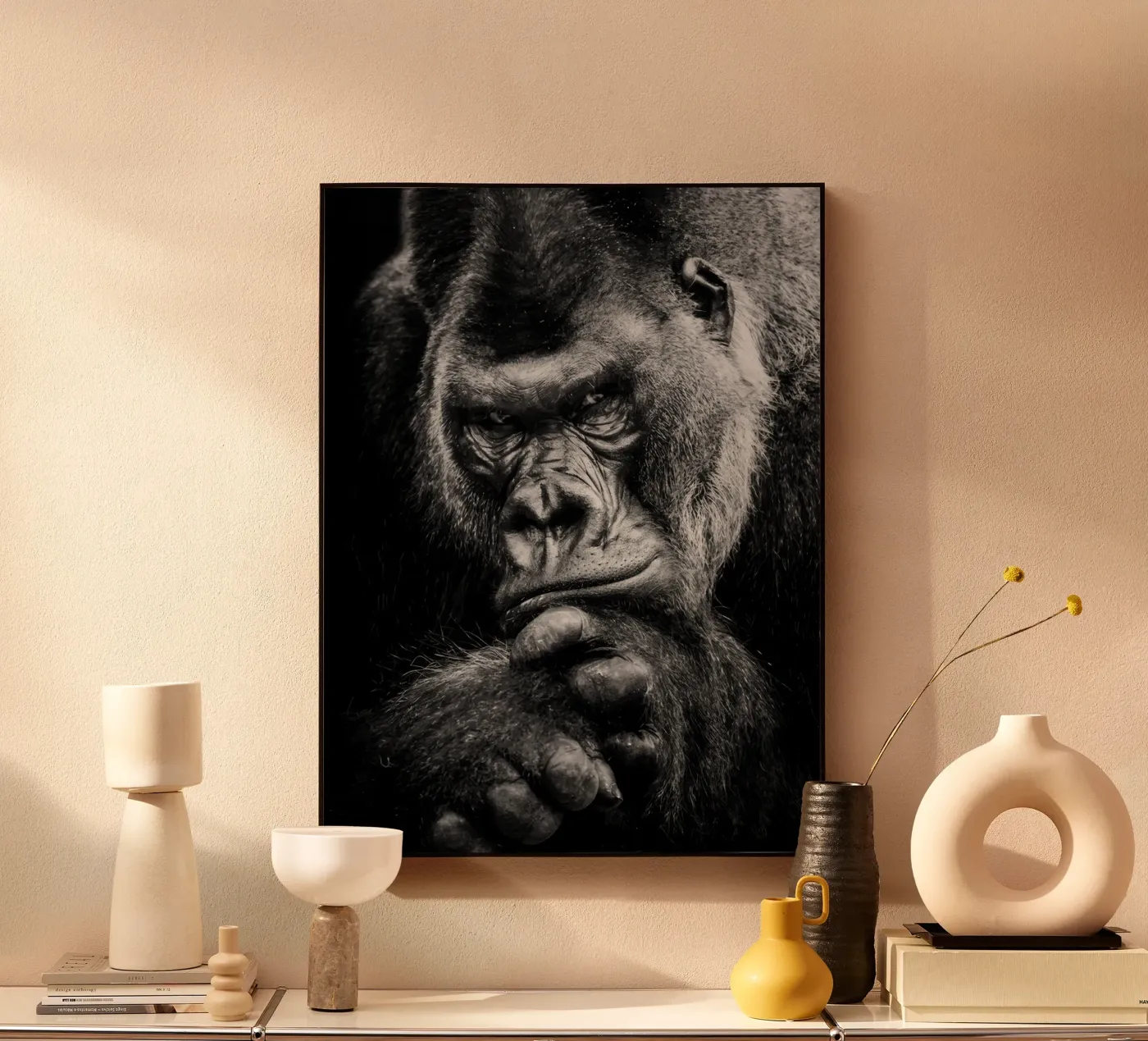 Gorilla Acryl-Glas von memory in photograph