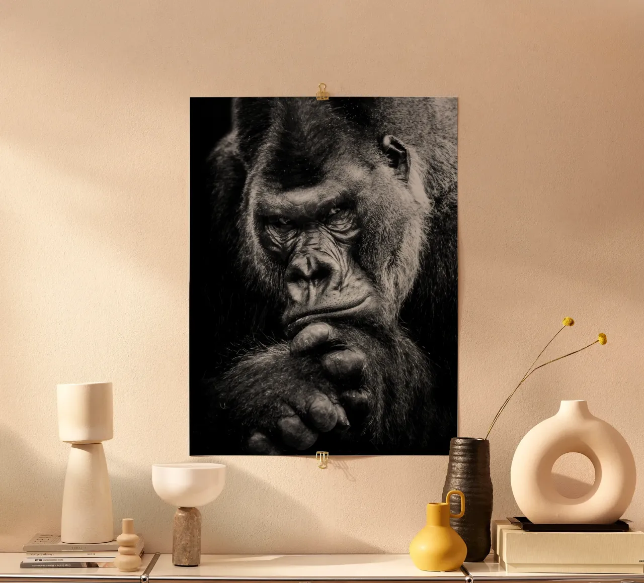 Gorilla poster da memory in photograph