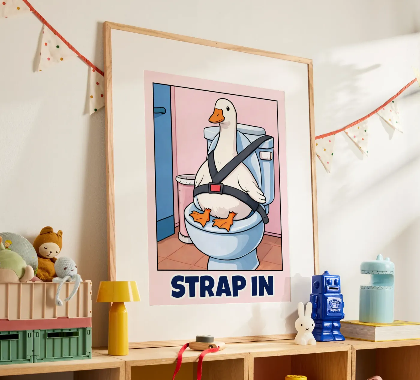 Strap in poster by Avocadoz