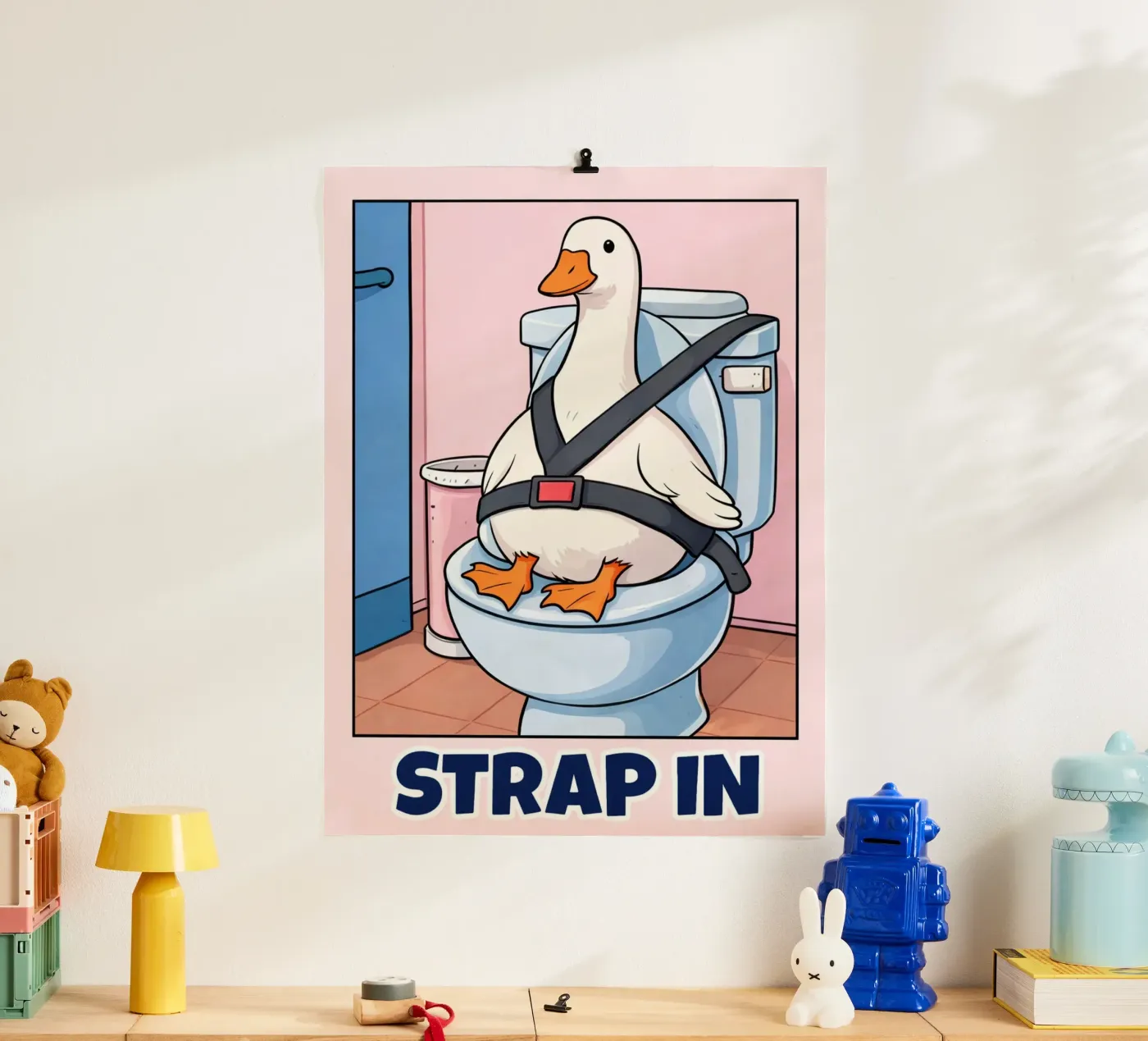 Strap in poster by Avocadoz