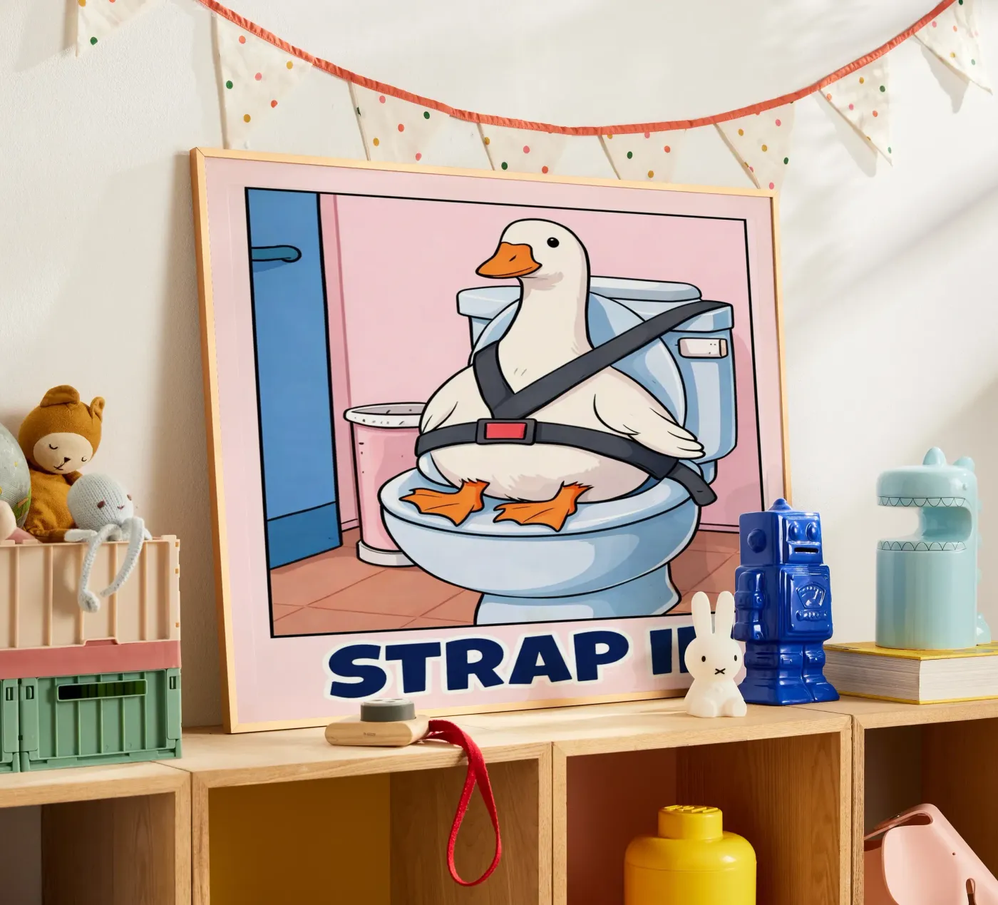 Strap in poster by Avocadoz