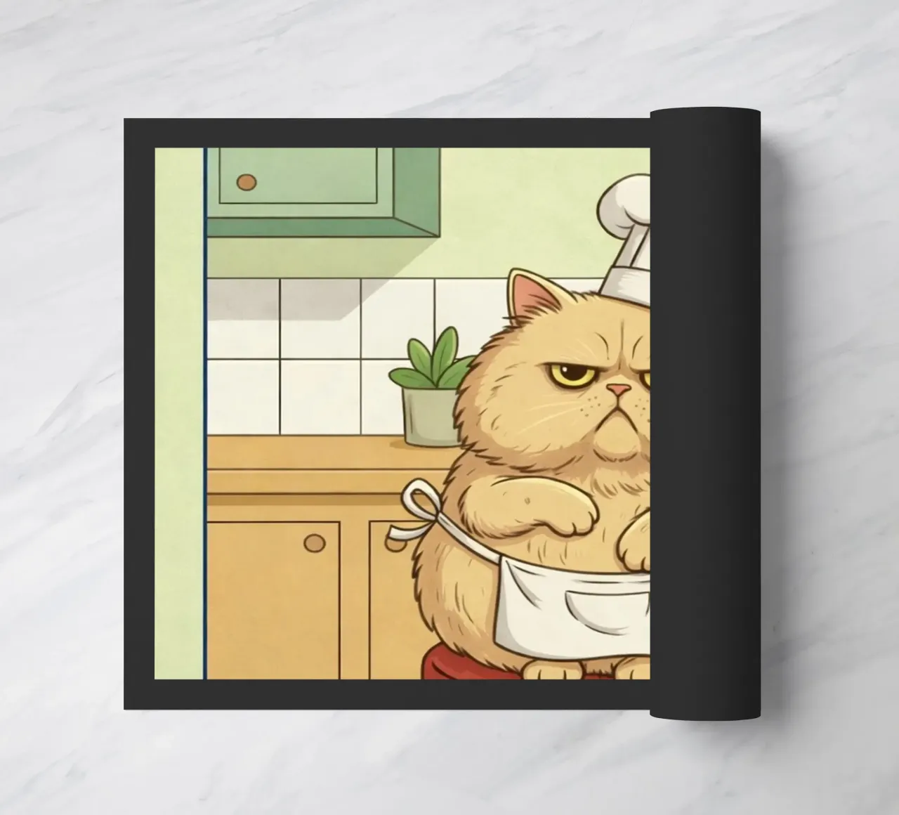 de assistent-kok deurmat van Avocadoz