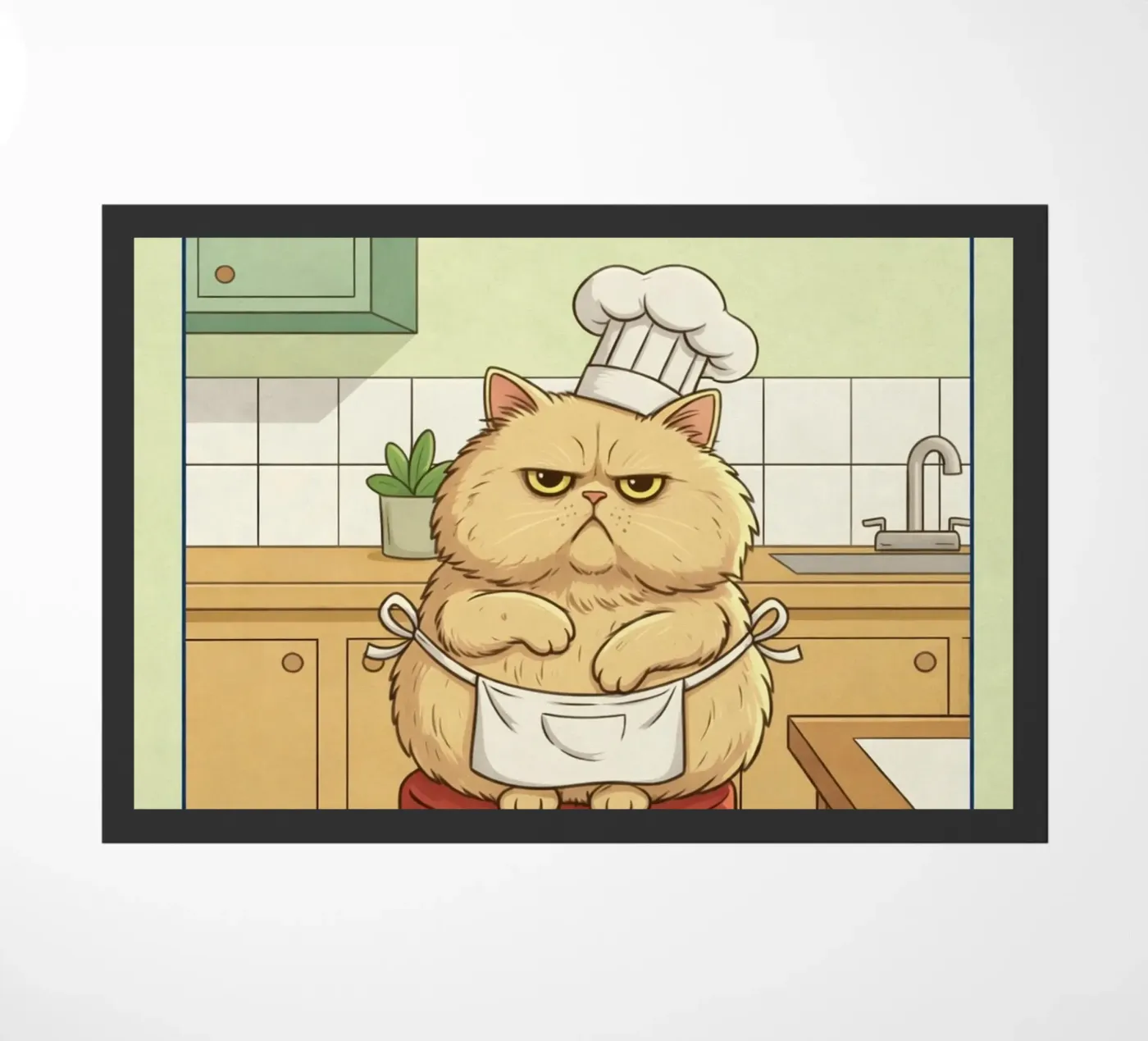 the chef assistant Fußmatte von Avocadoz