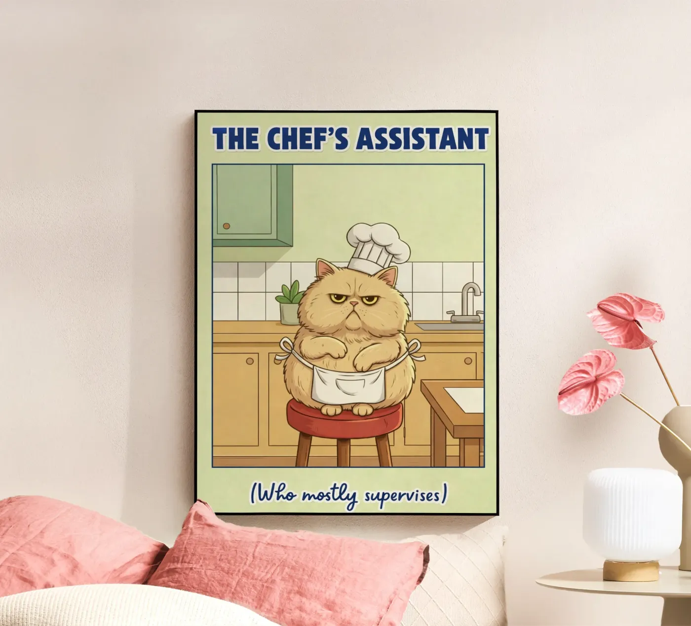the chef assistant Acryl-Glas von Avocadoz