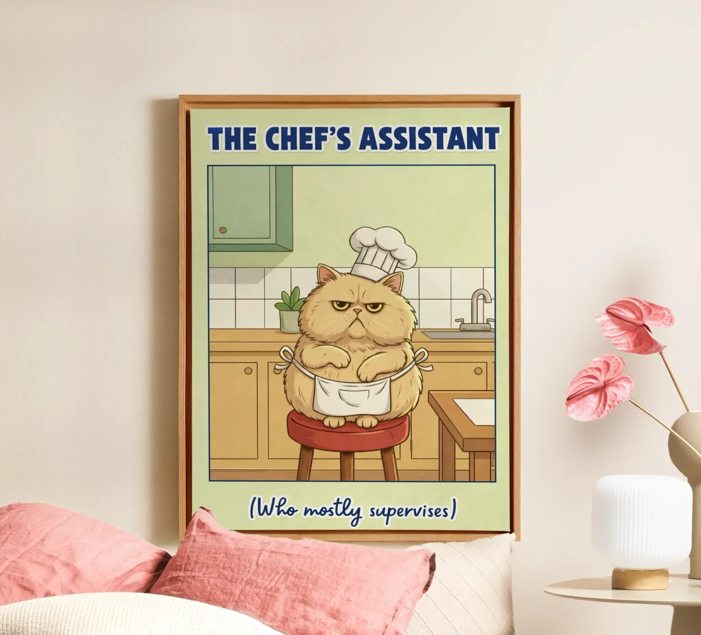 l'assistente dello chef tela da Avocadoz
