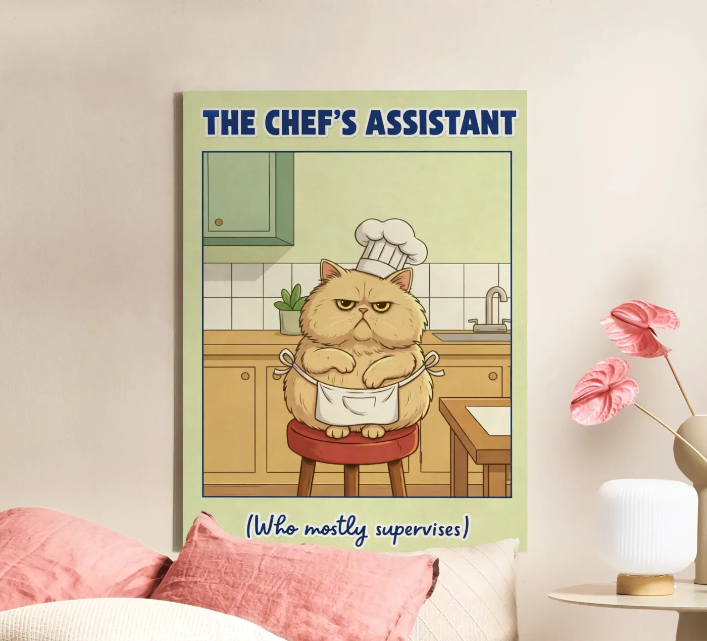 l'assistente dello chef tela da Avocadoz