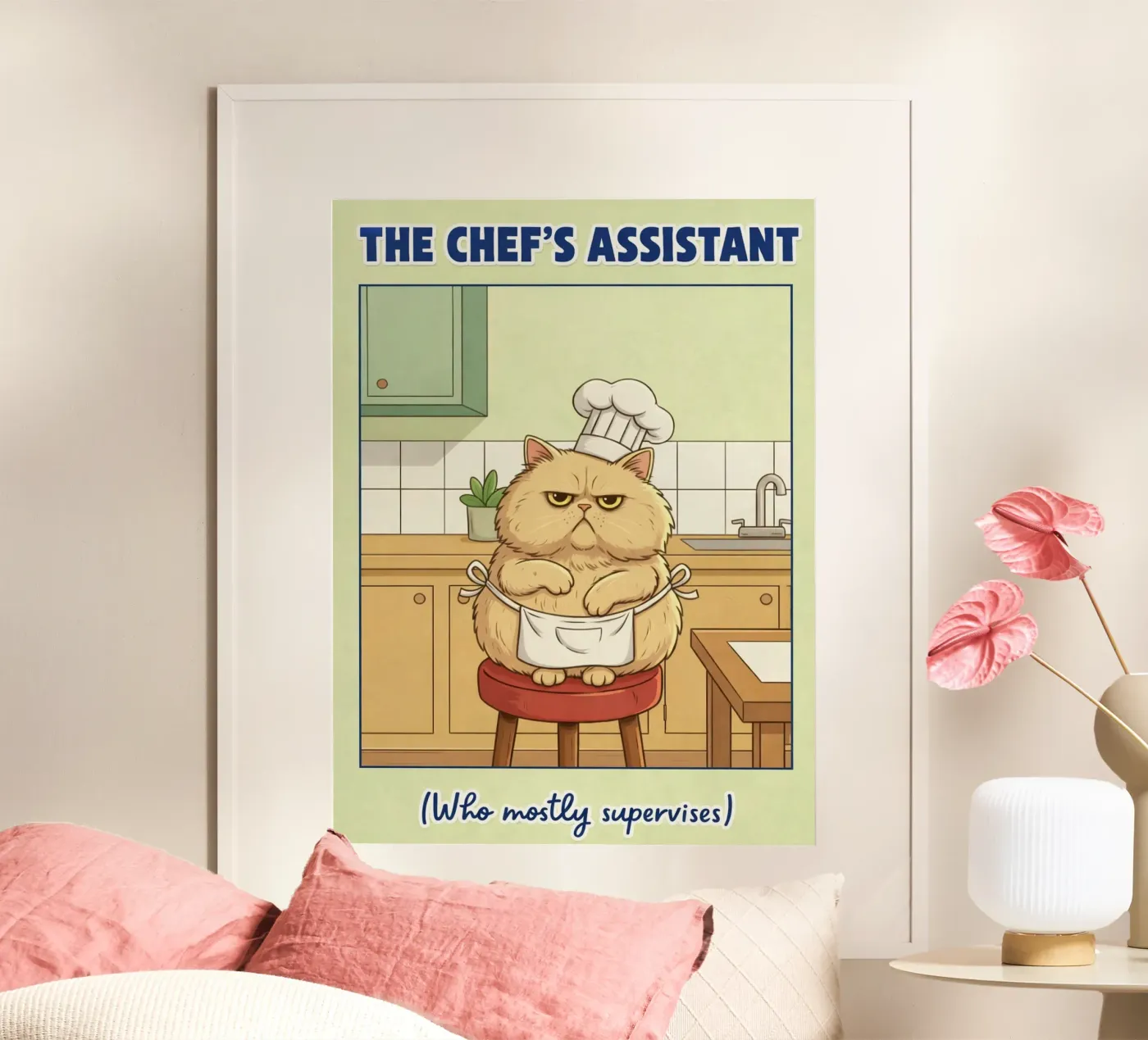 the chef assistant Poster von Avocadoz