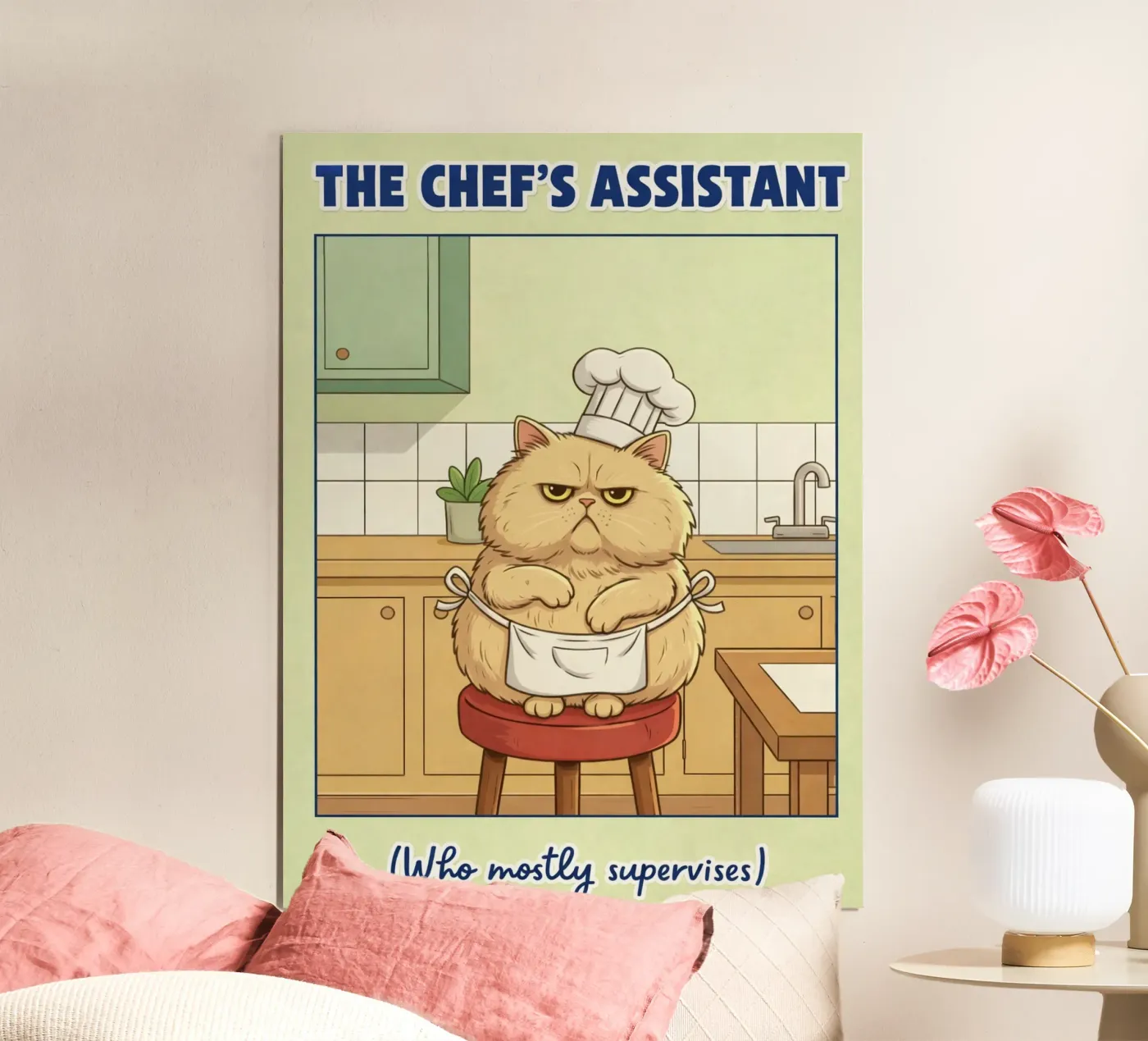 the chef assistant Poster von Avocadoz