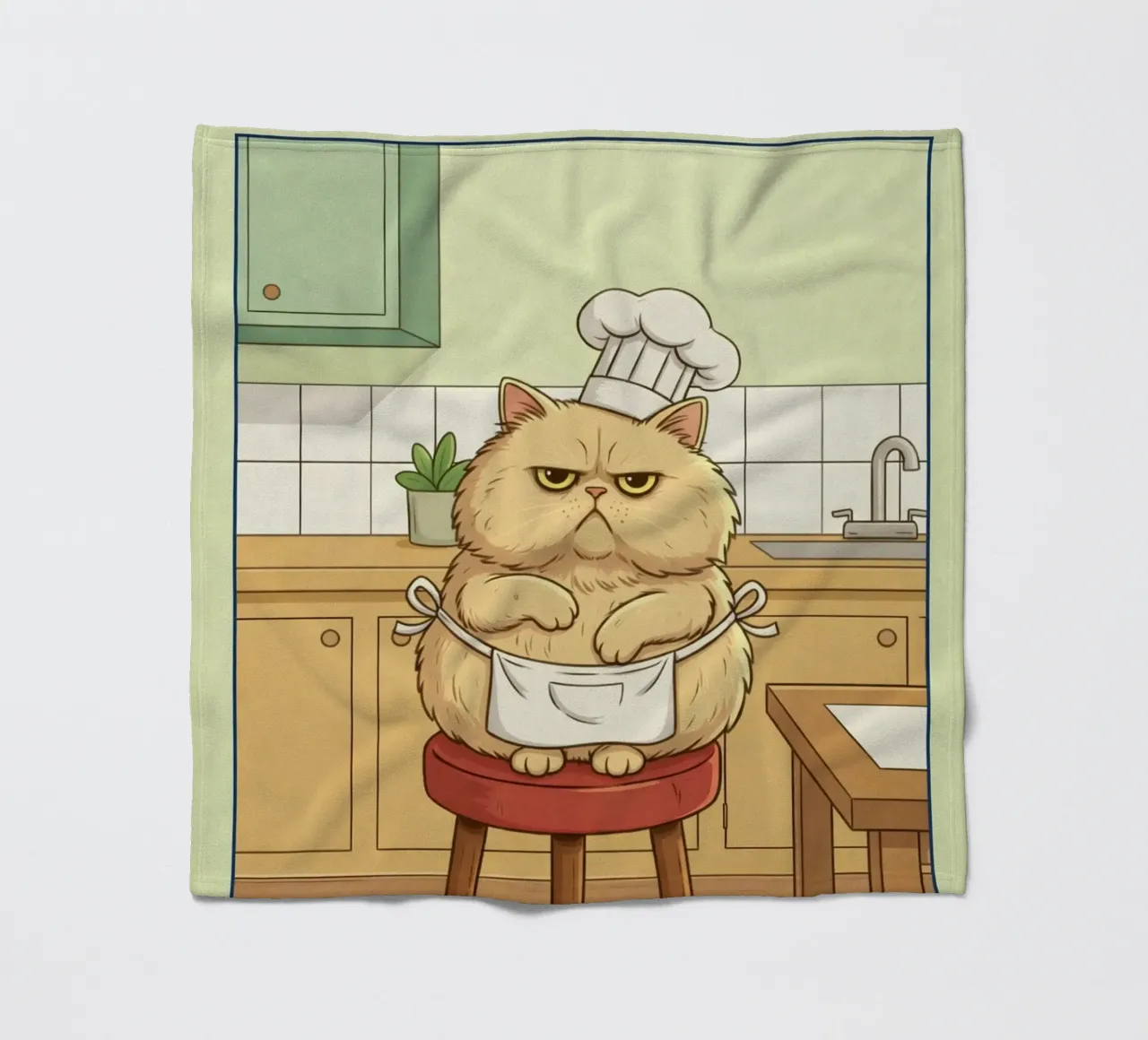 der Küchenassistent Fleecedecke von Avocadoz