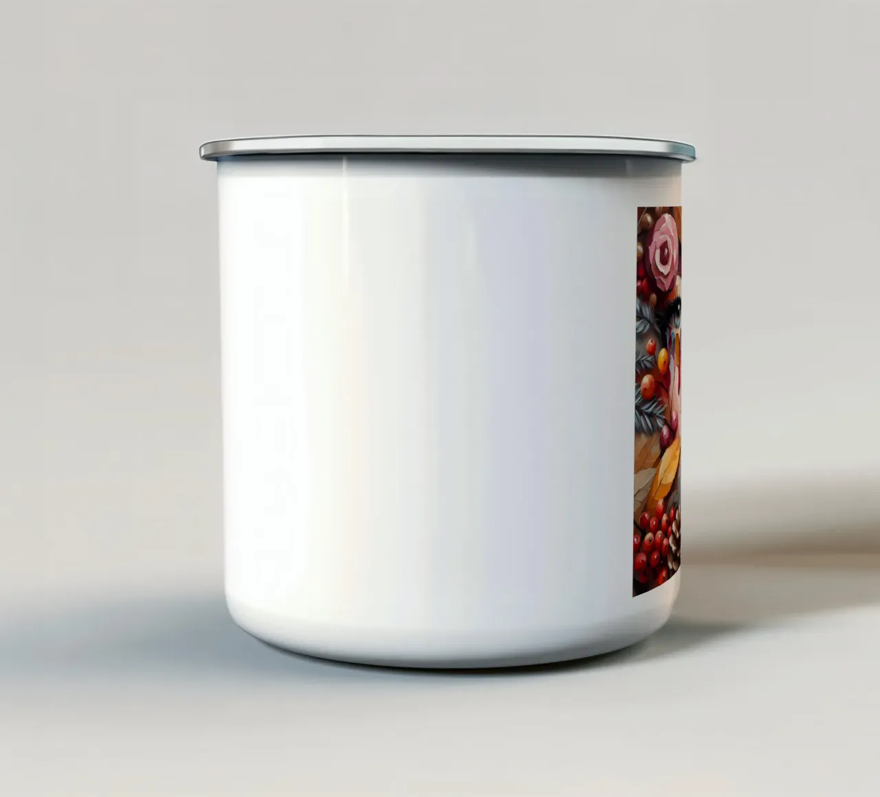 HABITAT FORESTALE tazza in smalto da ARTOMATIC
