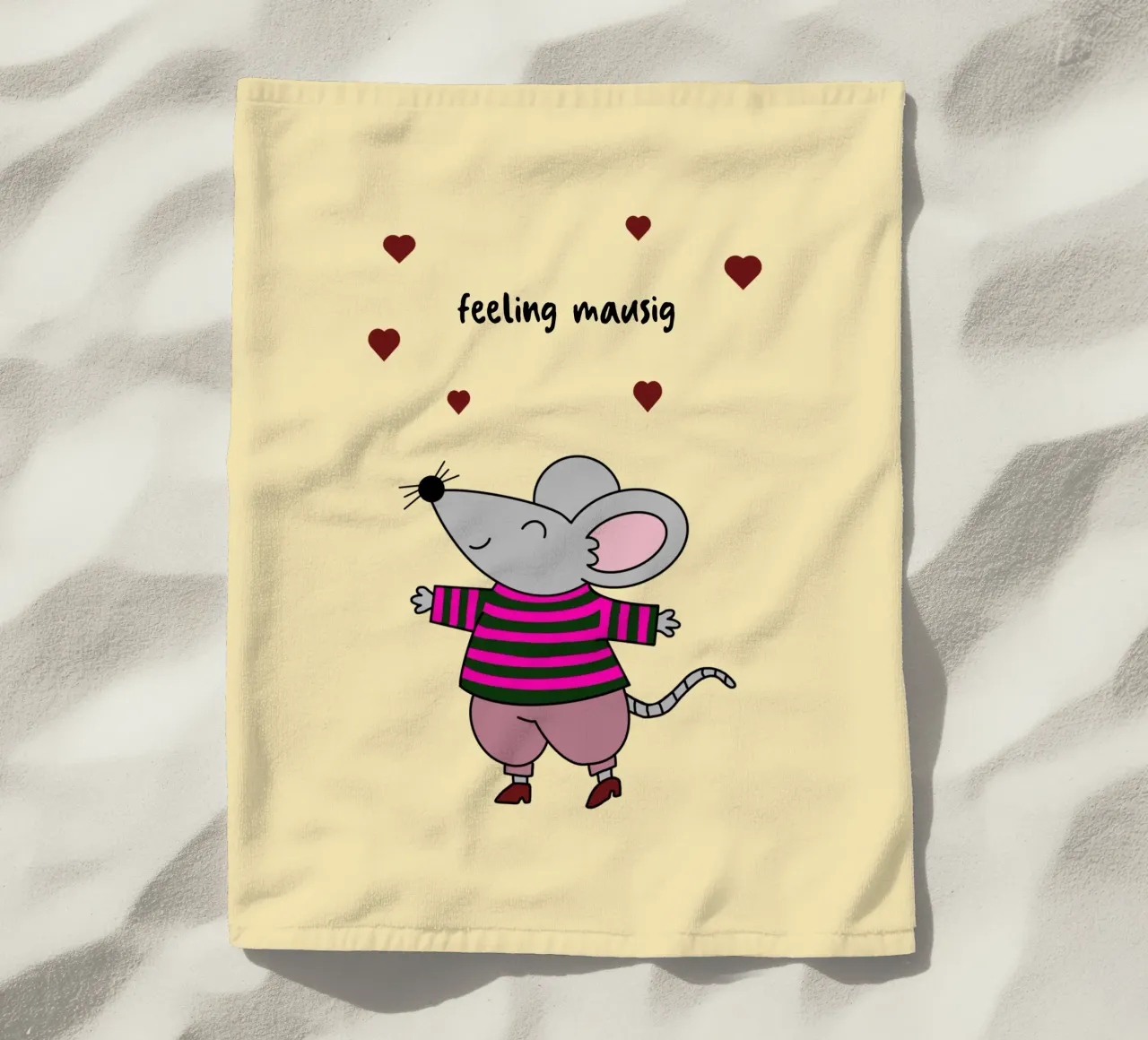 Mausig telo mare da Personalizable Designs