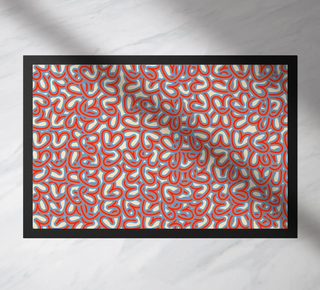 Volledige liefdesstapel deurmat van Studio Fun Boy