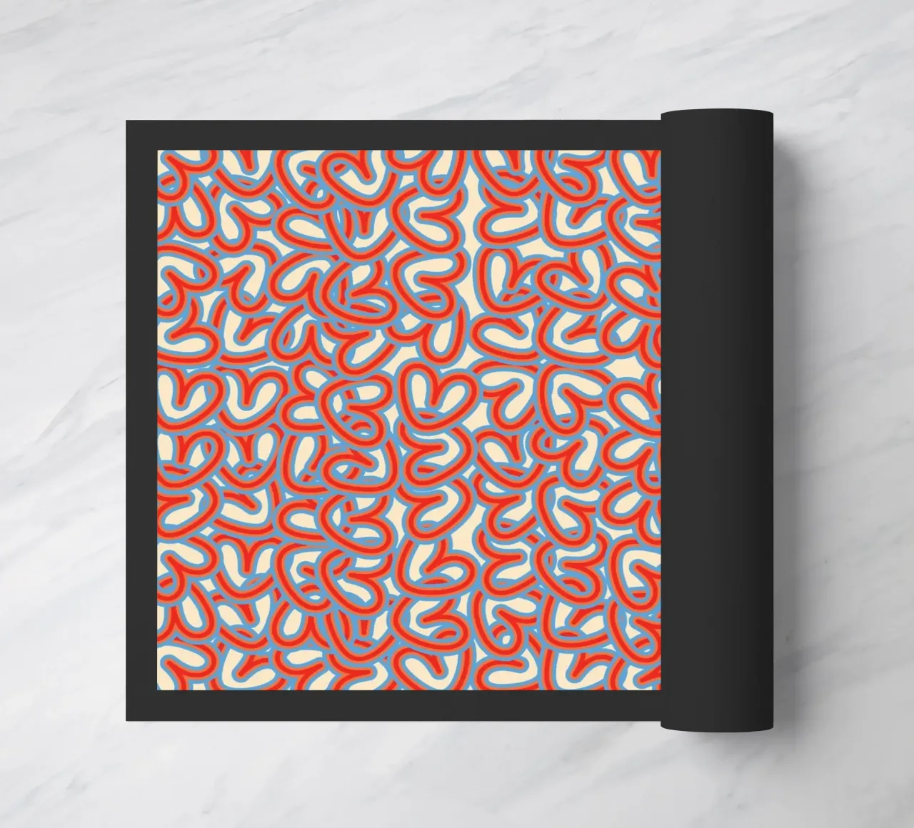 Volledige liefdesstapel deurmat van Studio Fun Boy