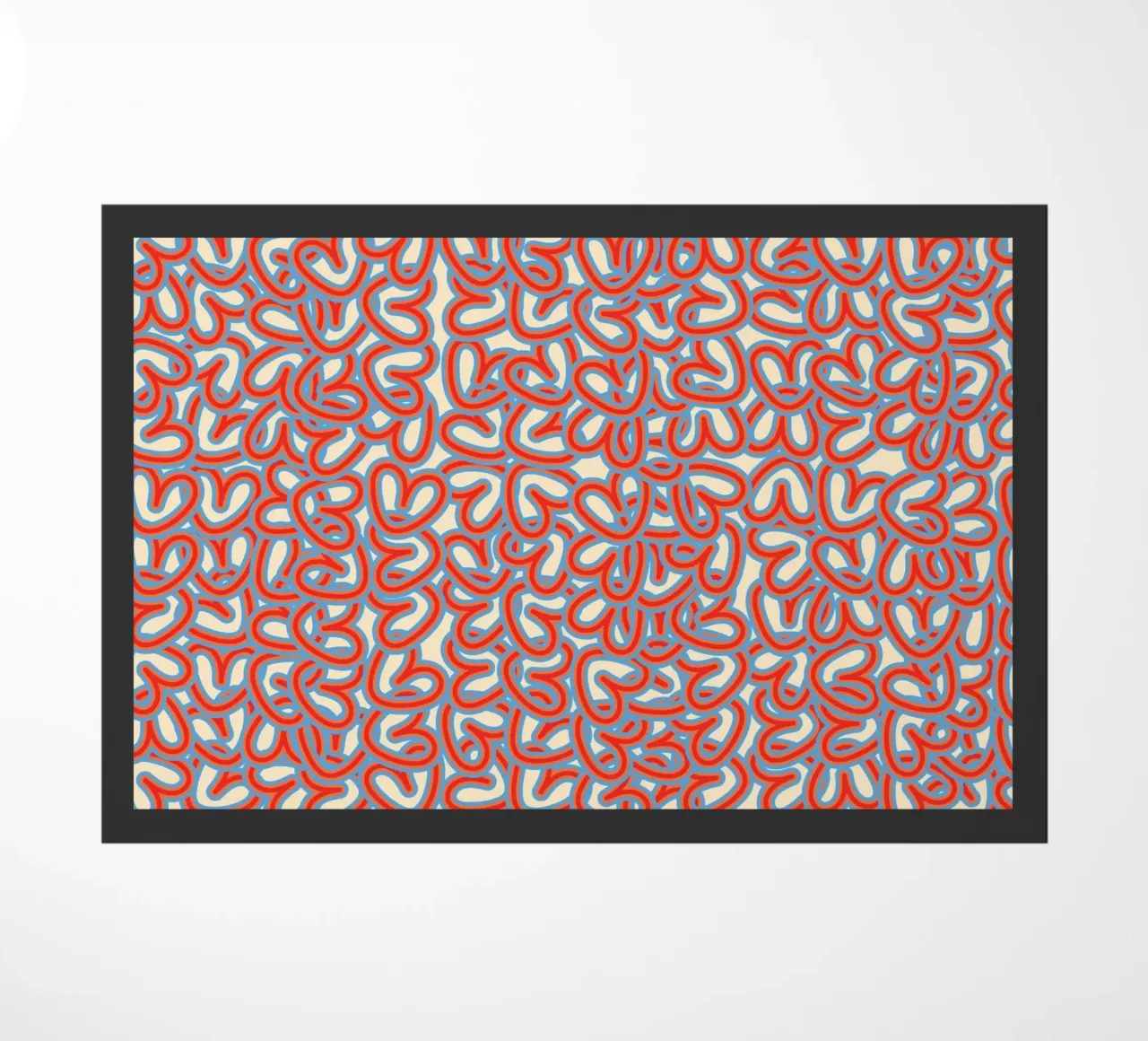 Volledige liefdesstapel deurmat van Studio Fun Boy