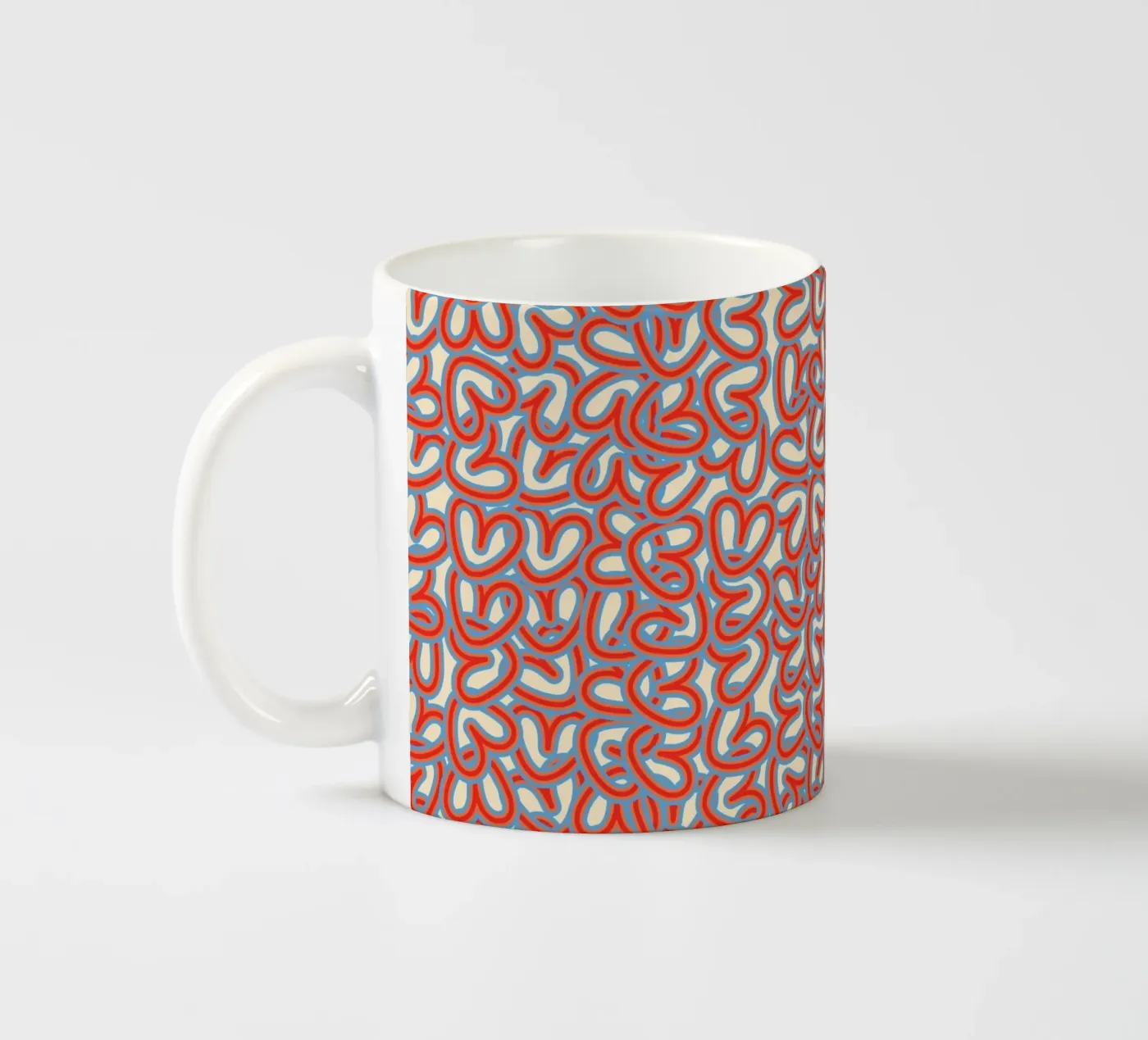 Full Love Stack ceramic mug by Studio Fun Boy