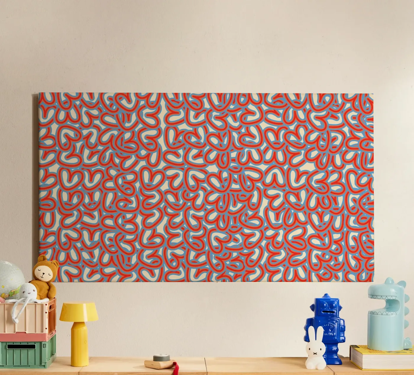 Full Love Stack canvas by Studio Fun Boy