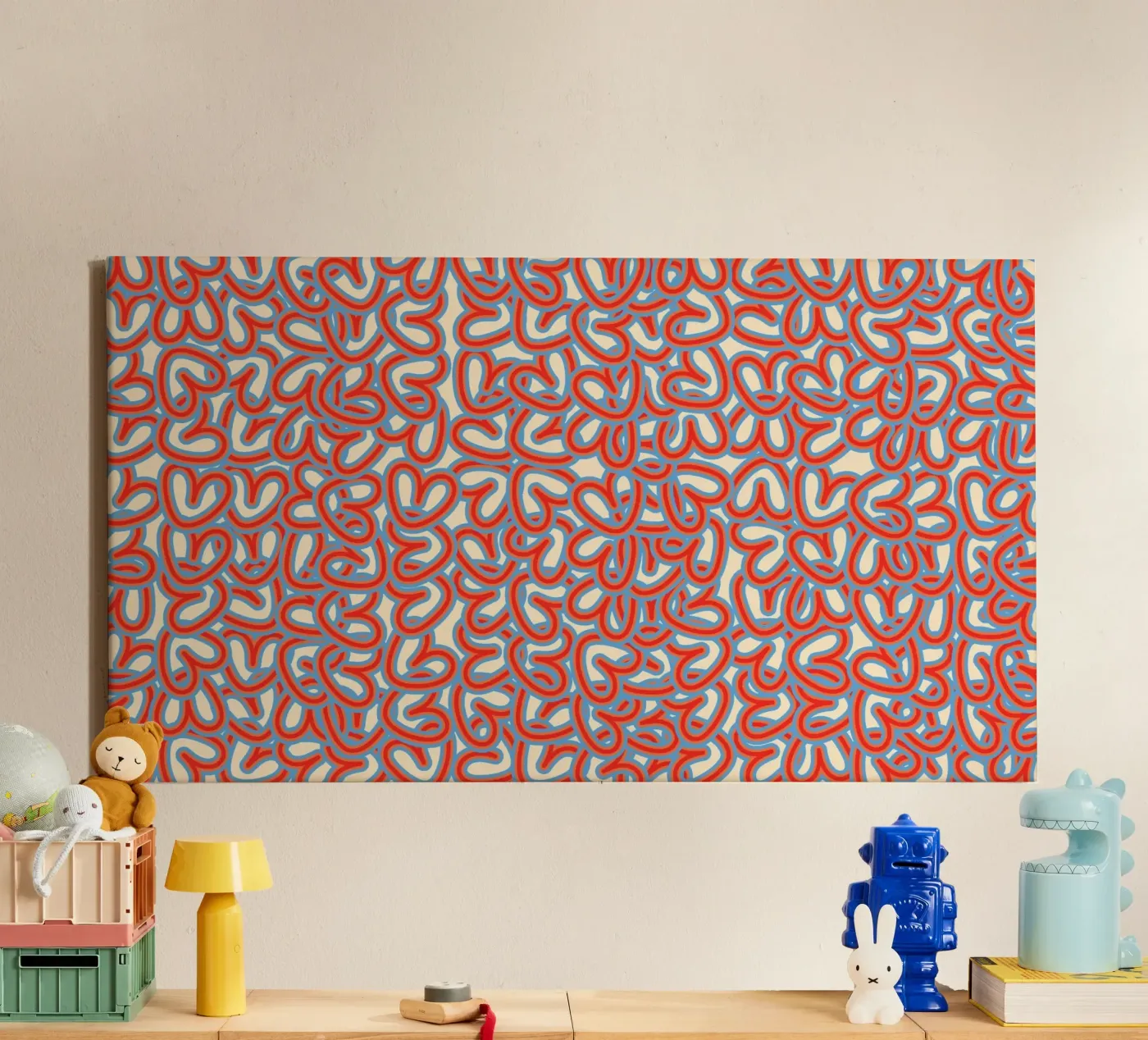 Full Love Stack canvas by Studio Fun Boy