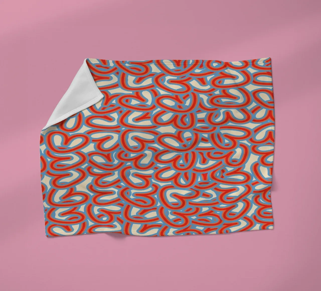 Full Love Stack fleece blanket by Studio Fun Boy