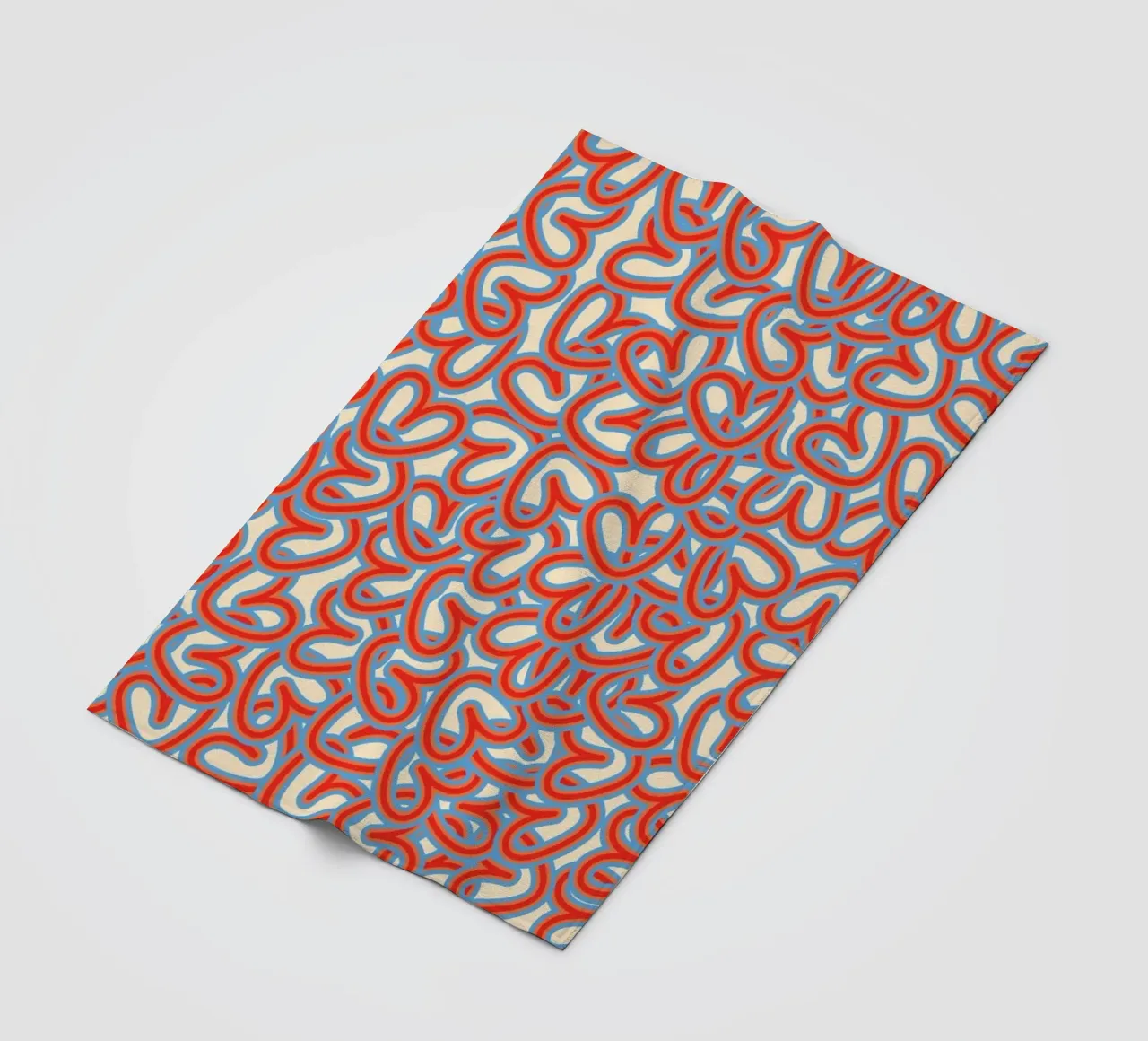 Full Love Stack fleece blanket by Studio Fun Boy