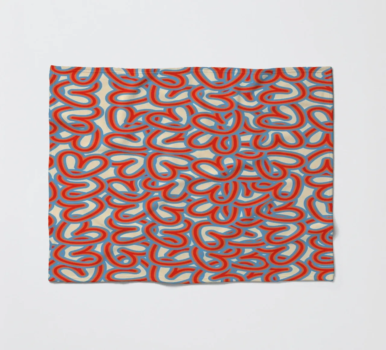 Full Love Stack fleece blanket by Studio Fun Boy