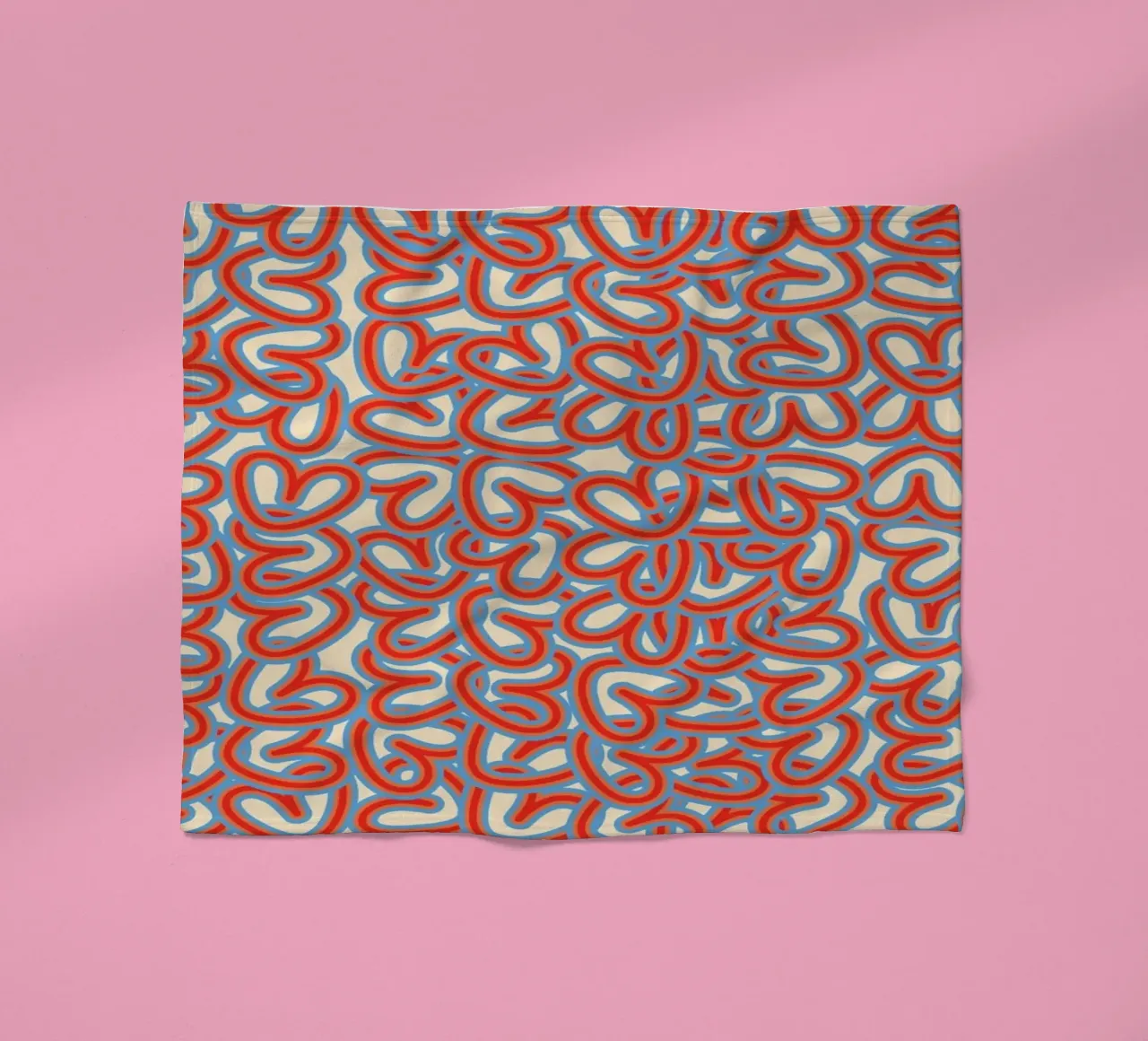 Full Love Stack fleece blanket by Studio Fun Boy