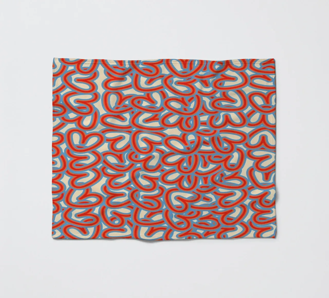 Full Love Stack fleece blanket by Studio Fun Boy