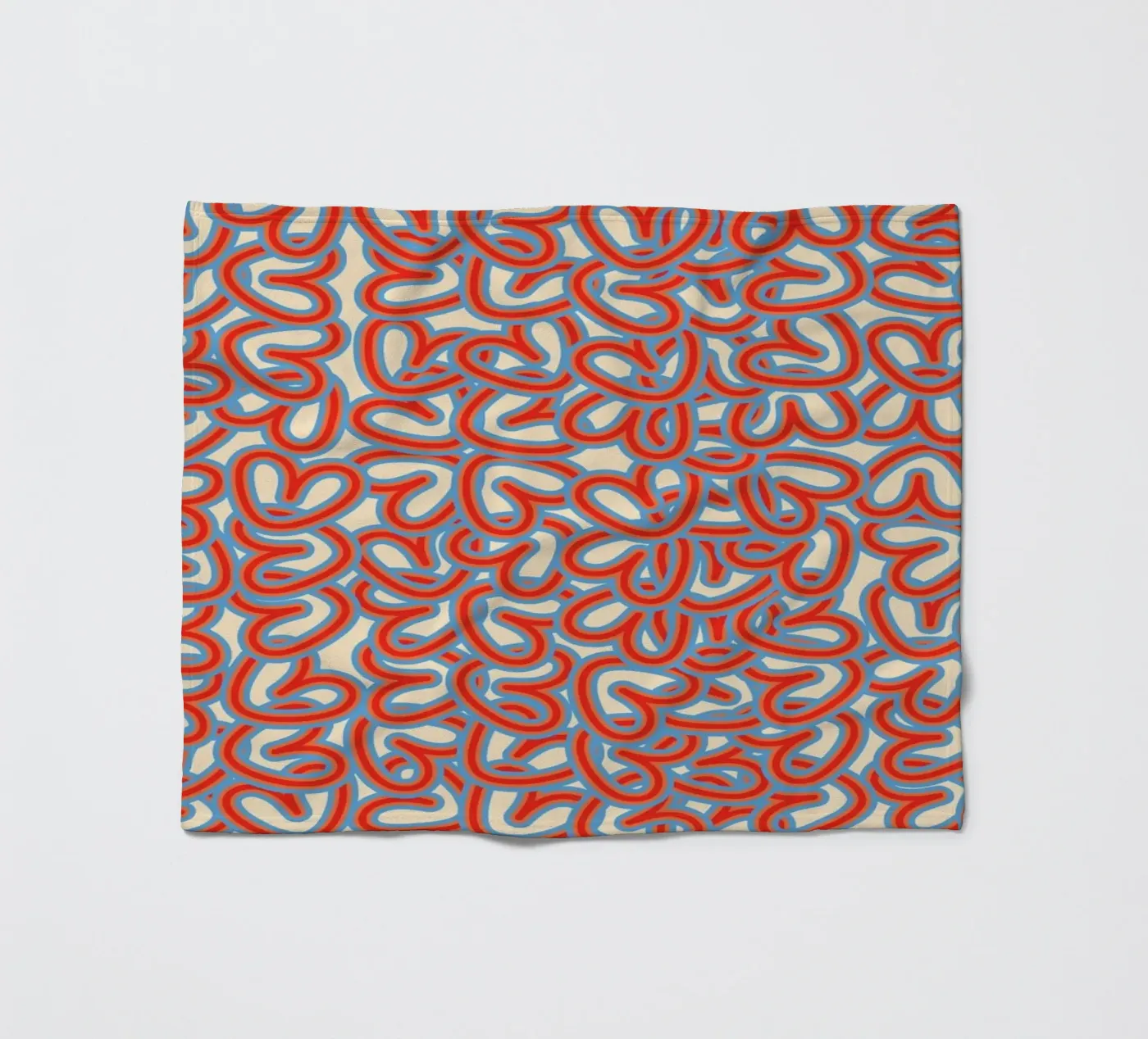 Full Love Stack fleece blanket by Studio Fun Boy