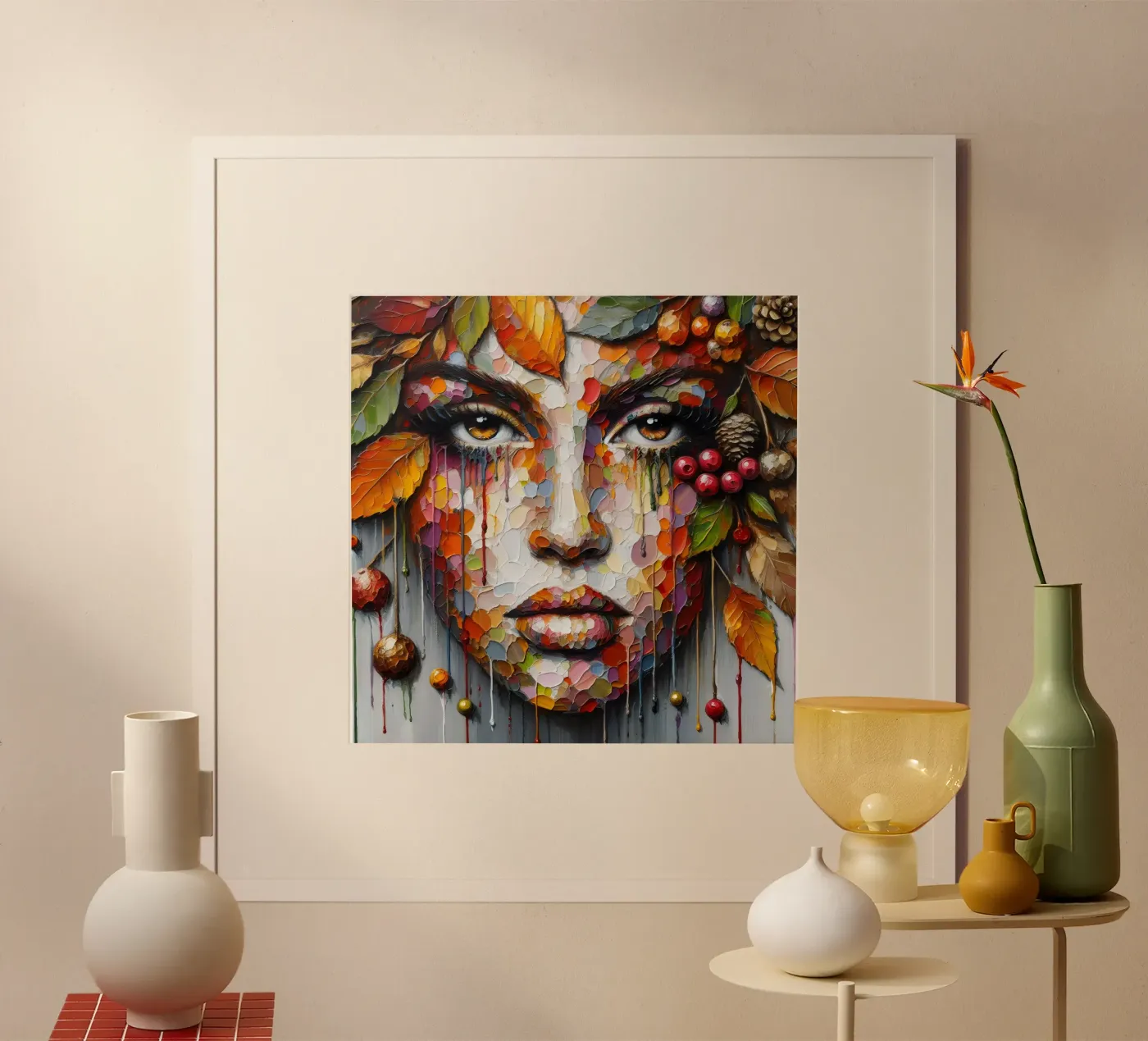 FRUIT HANGEN poster van ARTOMATIC