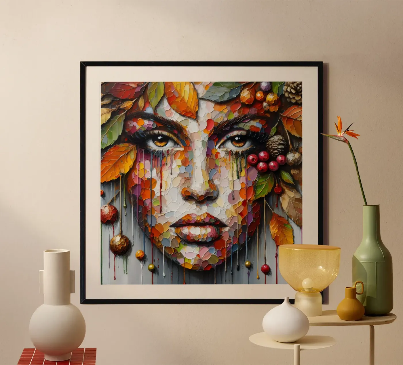 FRUIT HANGEN poster van ARTOMATIC