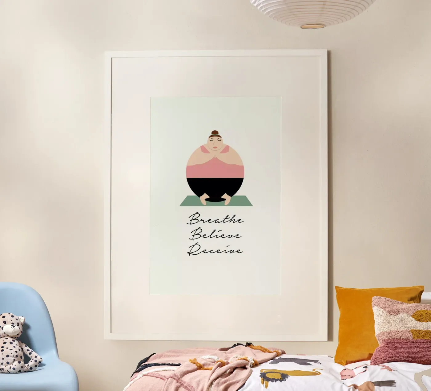 Yoga 2 poster by Maria Kritzas