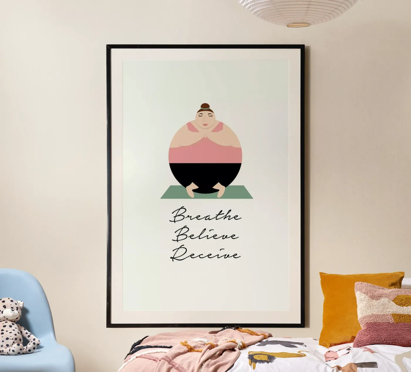 Yoga 2 poster by Maria Kritzas