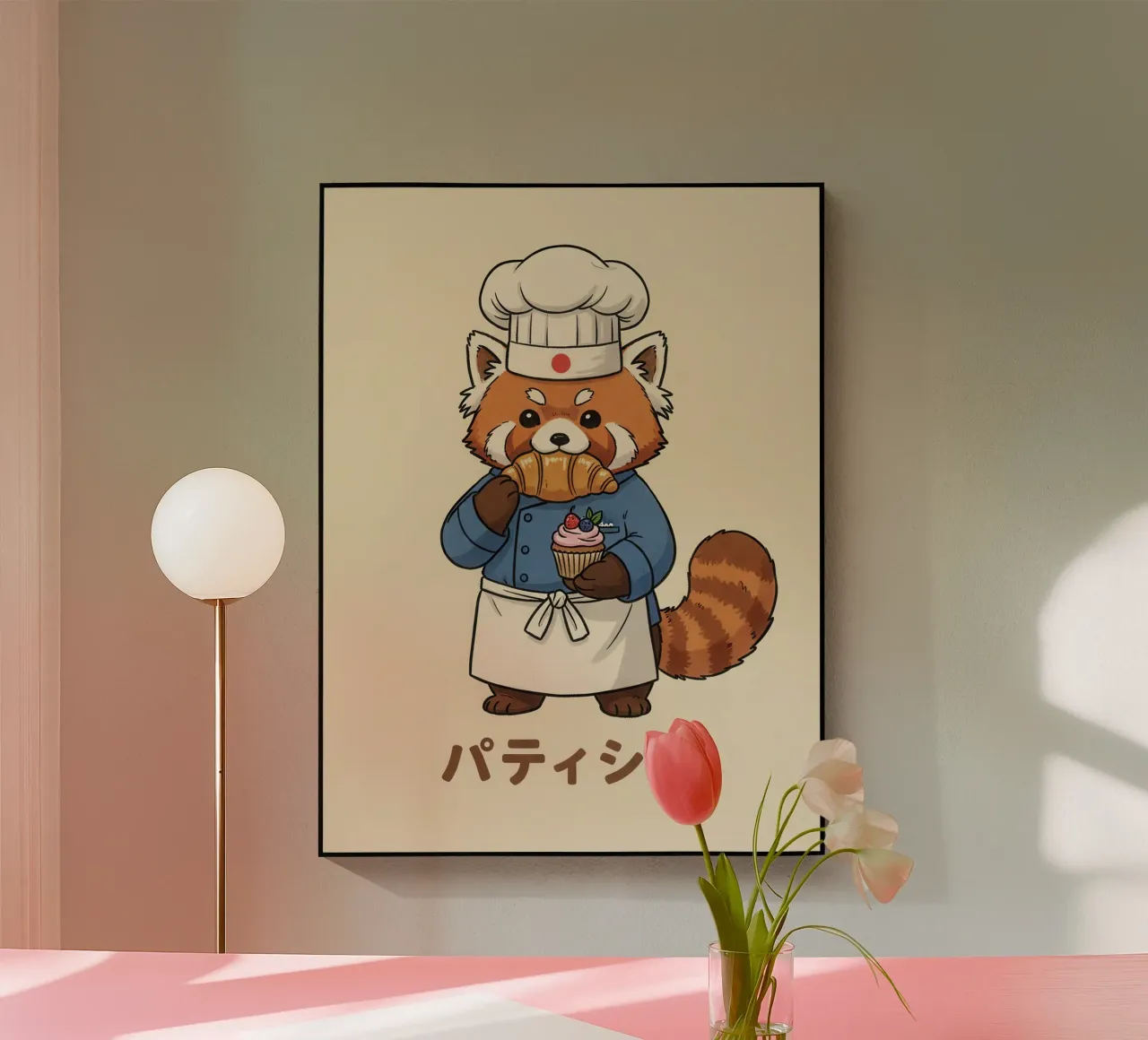 Pasticcere Panda plexiglass da Fuzazi Maeda