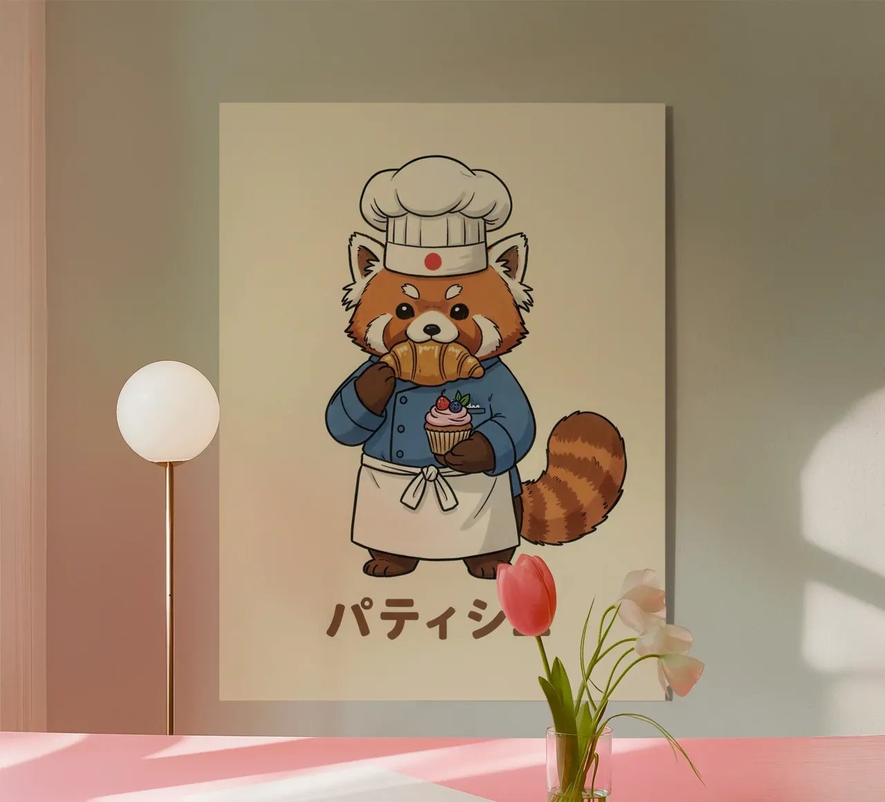 Pasticcere Panda plexiglass da Fuzazi Maeda