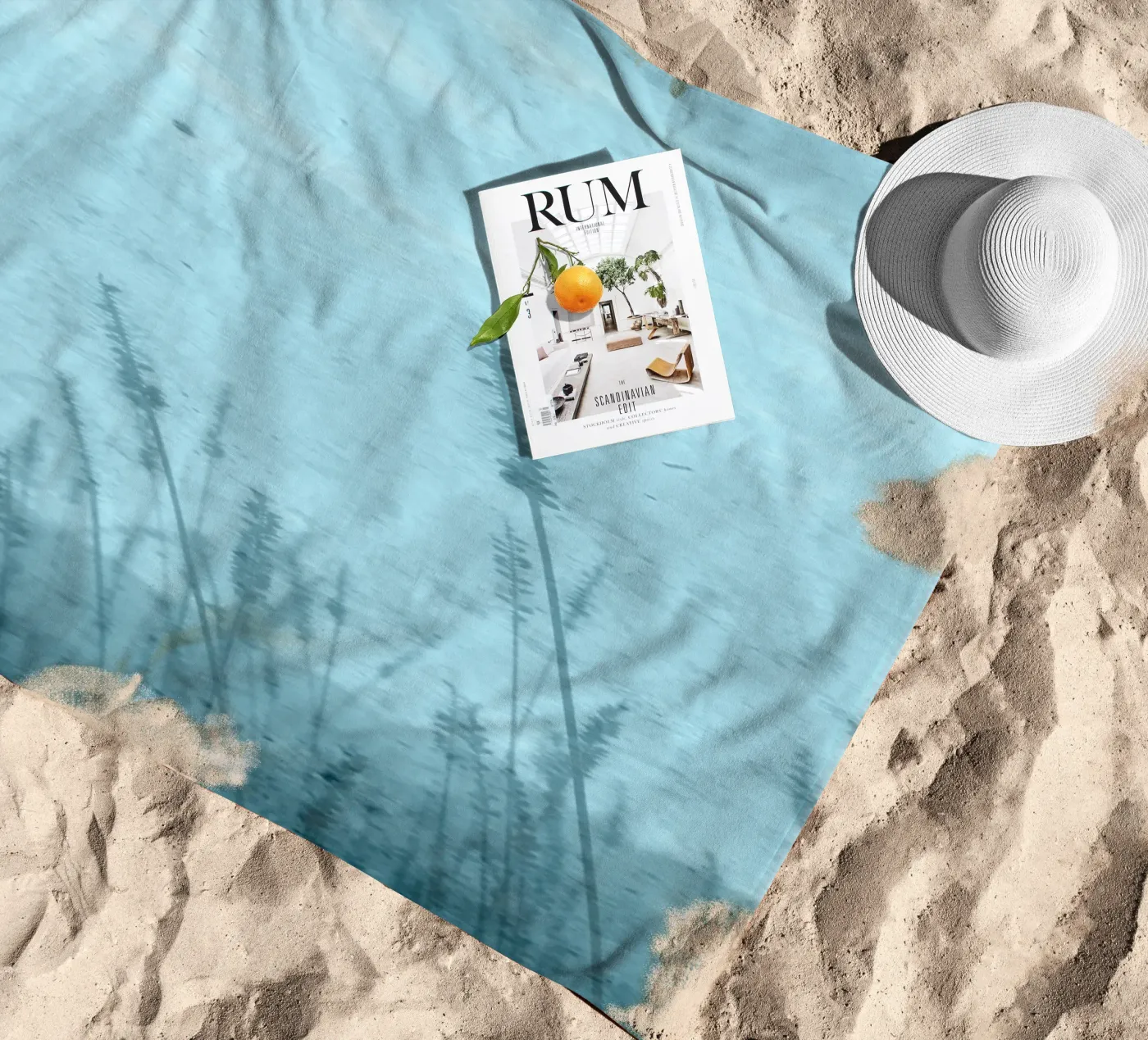 Wiesen Strandtuch von ArtSkratches