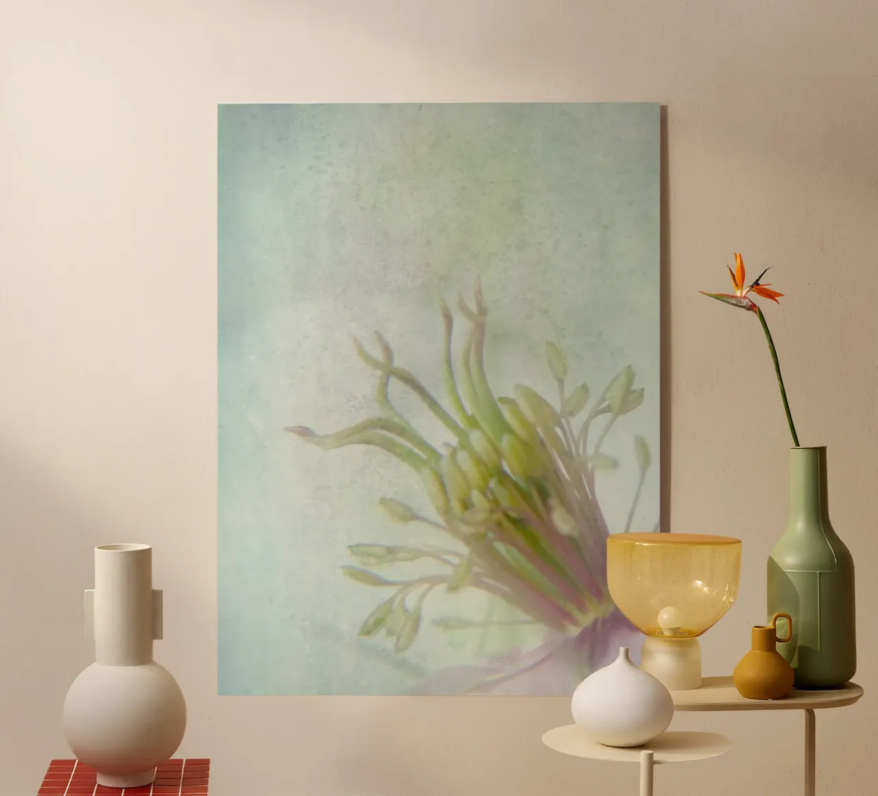 Nigella acrylic glass by ArtSkratches