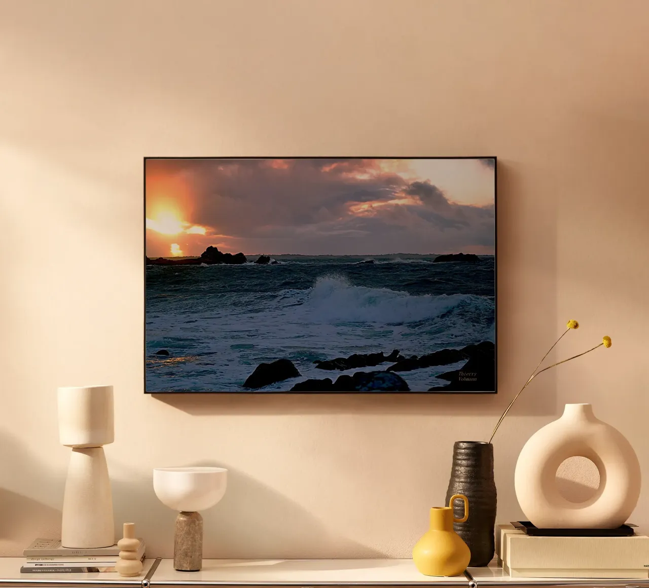 ONDE E TRAMONTO. plexiglass da THIERRY VOBMANN.MY BEST PHOTOS.