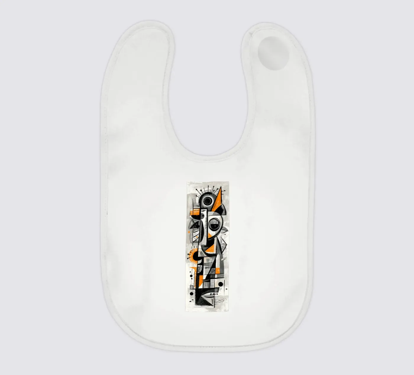 Random I baby bib by Art Unleashed