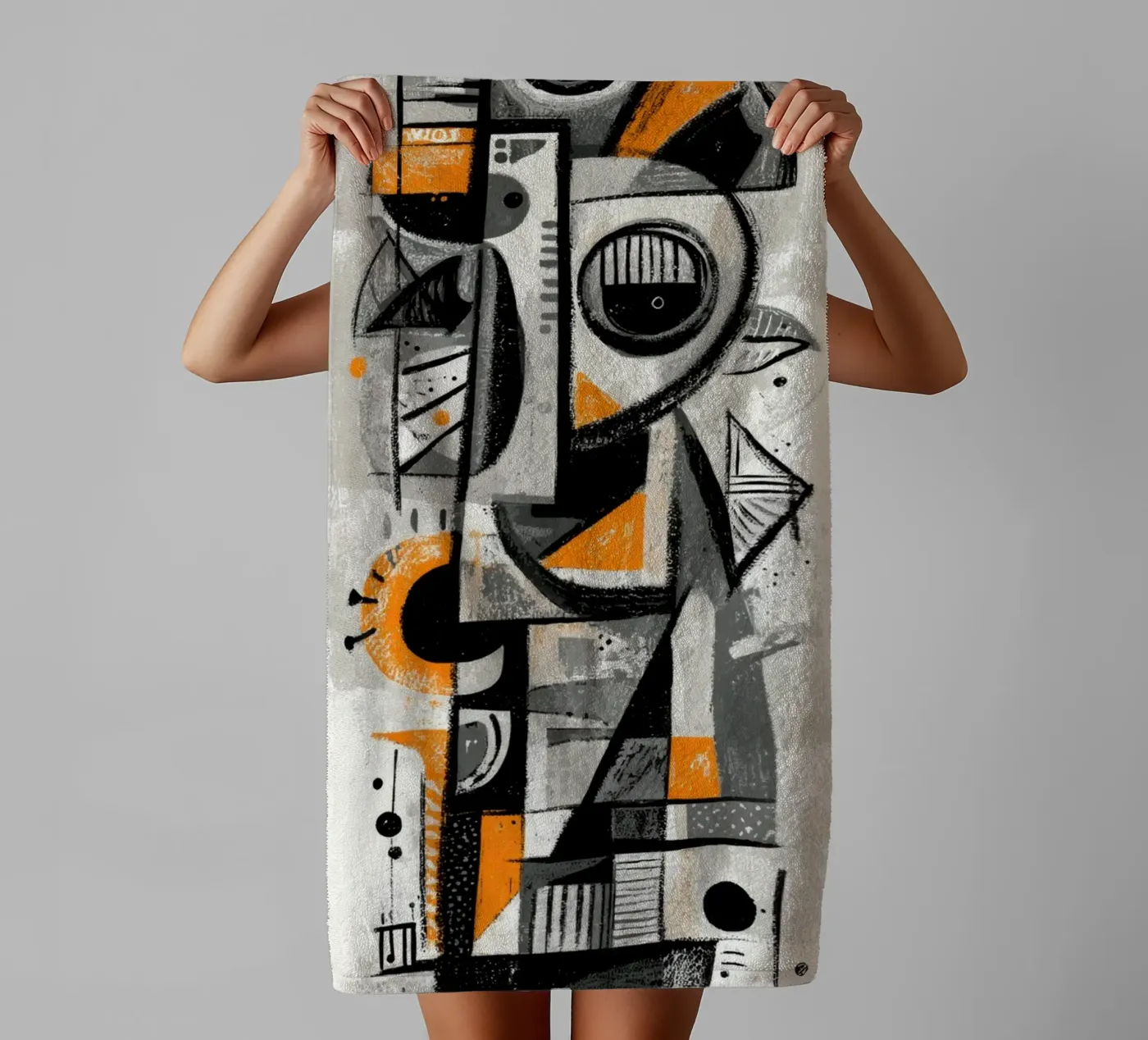 Random I towel by Art Unleashed