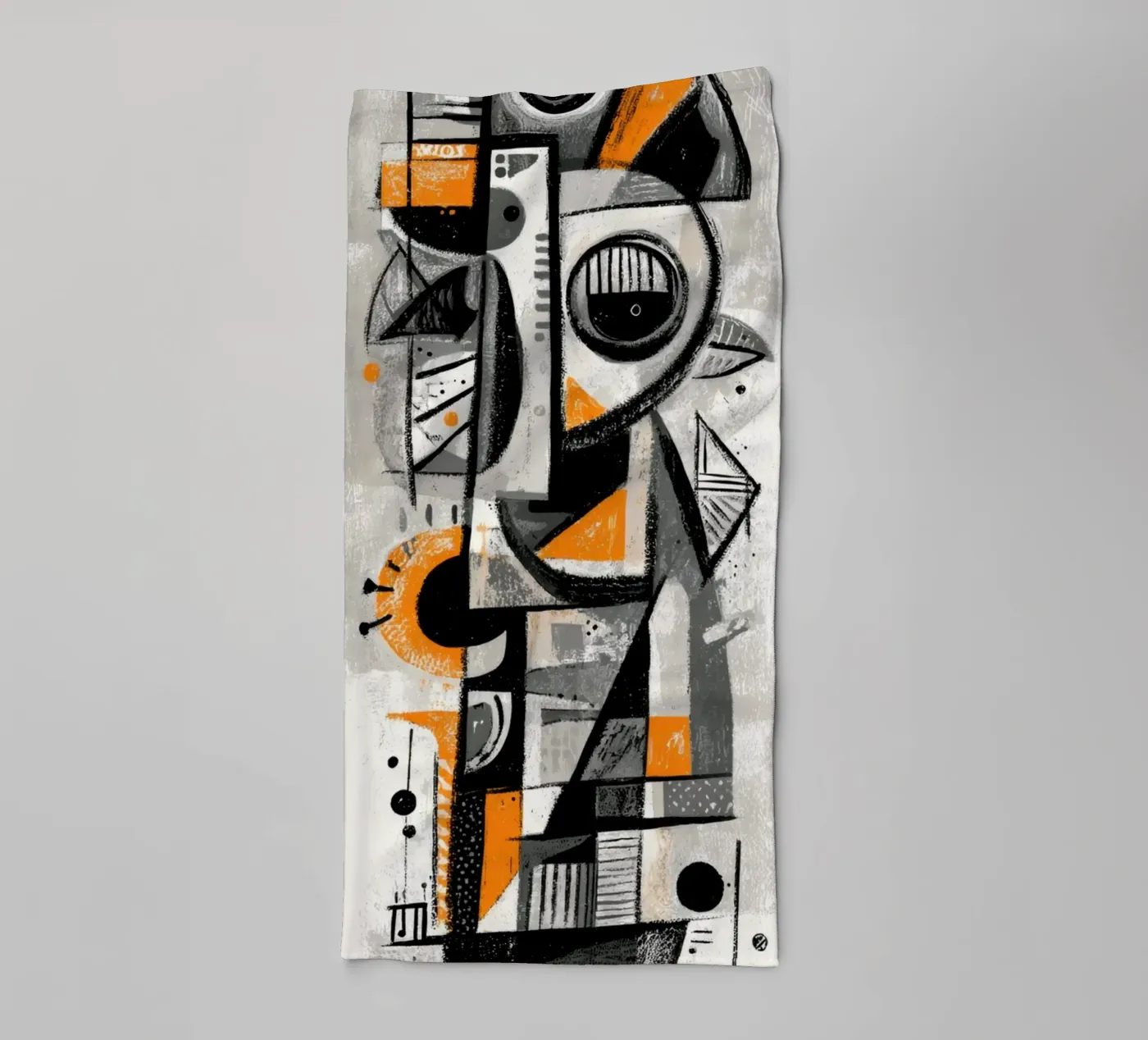Random I towel by Art Unleashed