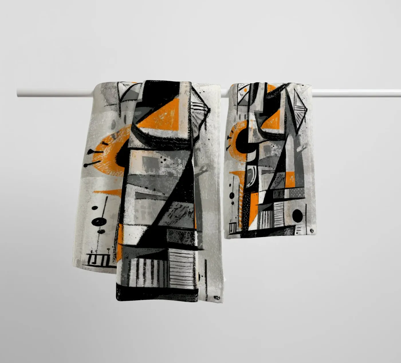 Random I towel by Art Unleashed