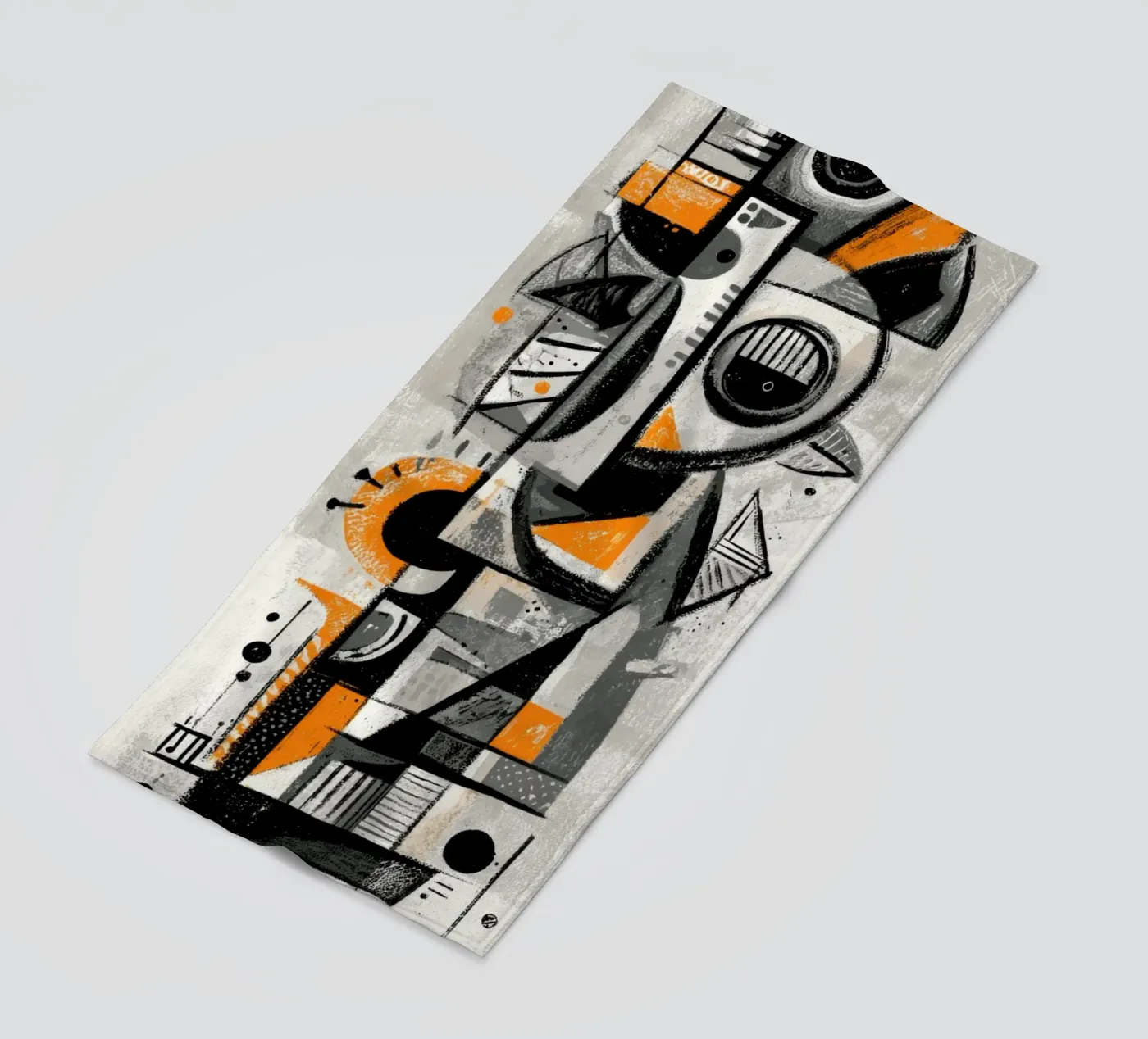 Random I beach towel by Art Unleashed