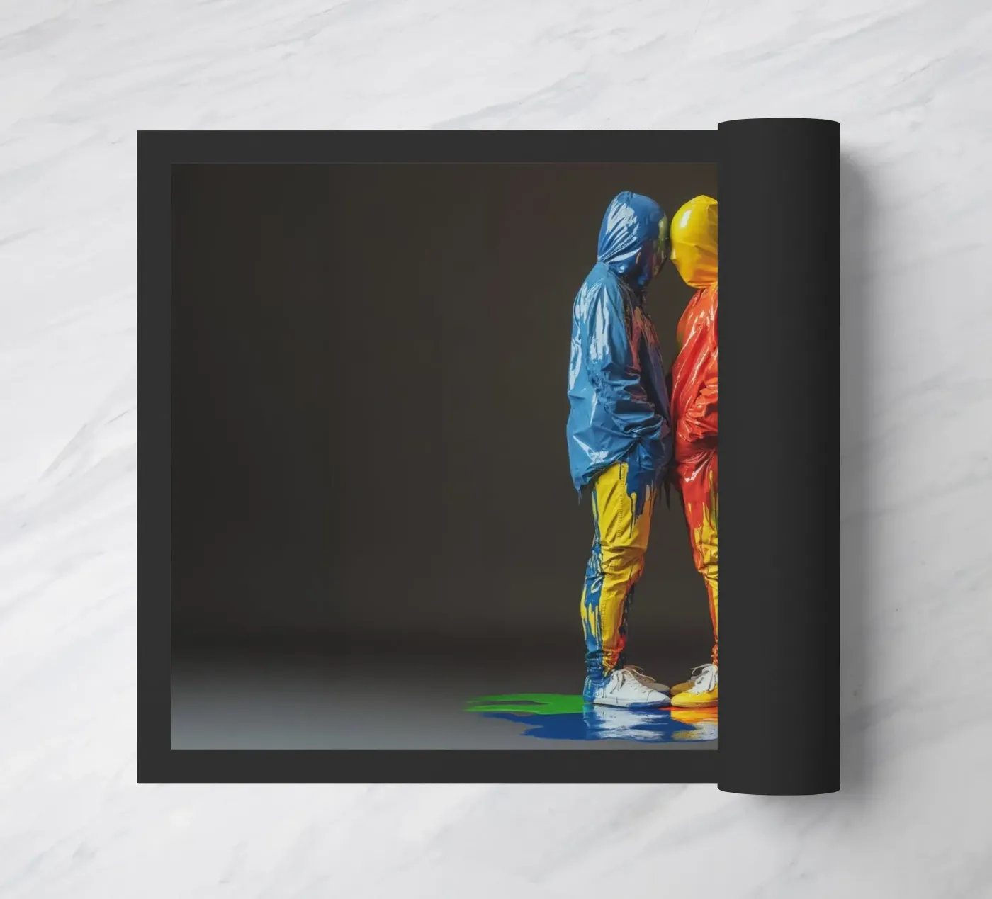 Painted deurmat van Art Unleashed