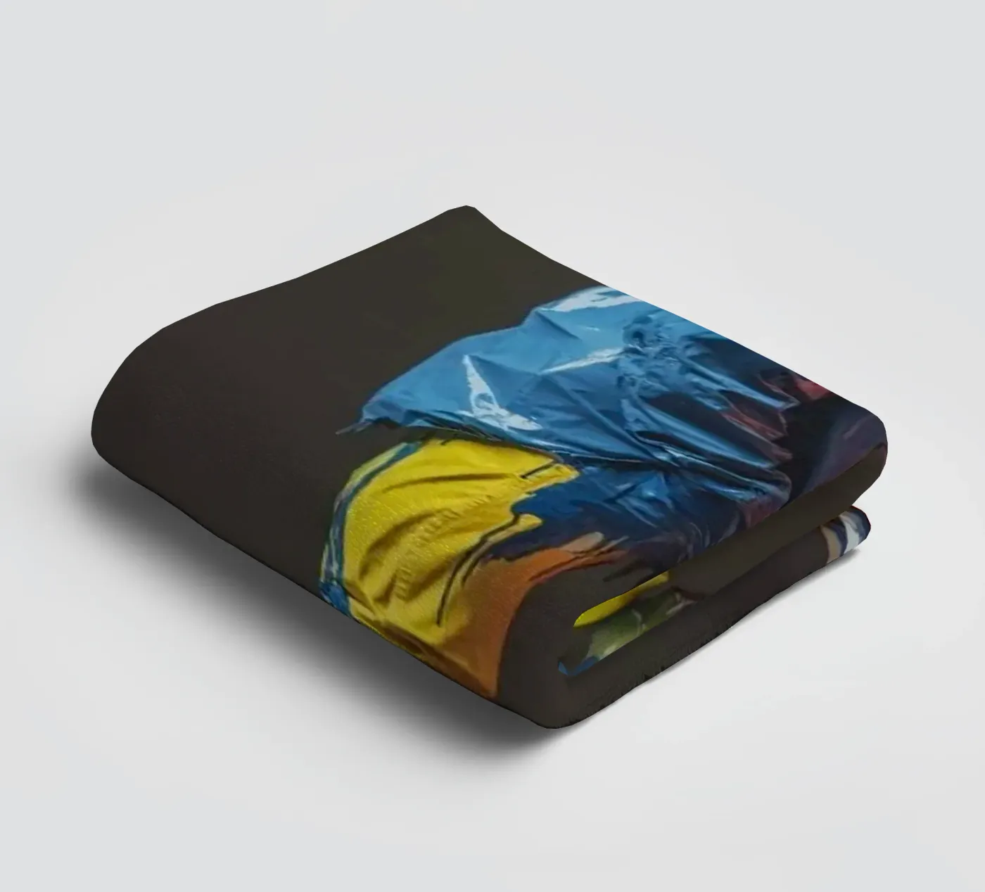 Painted towel by Art Unleashed